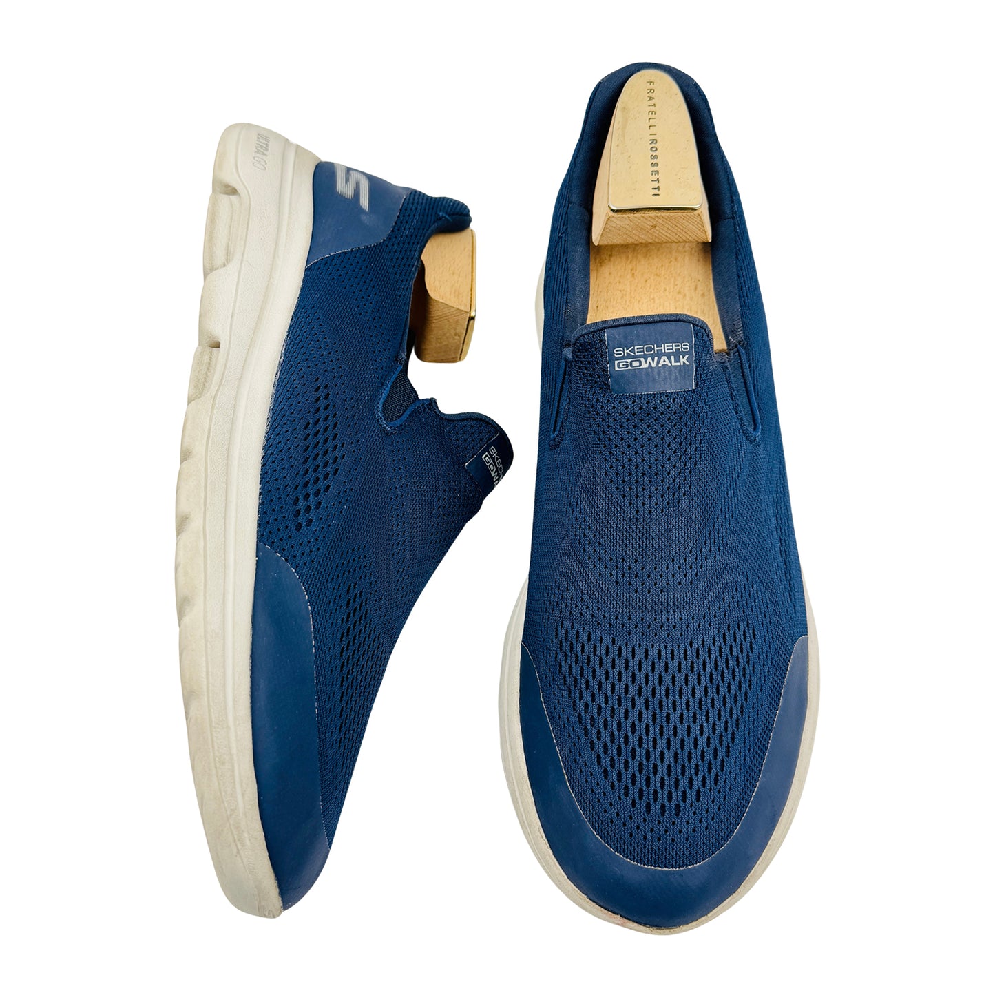 Skechers Men's Go Walk Navy Shoes (Size 45.5) - 216039CS NVY