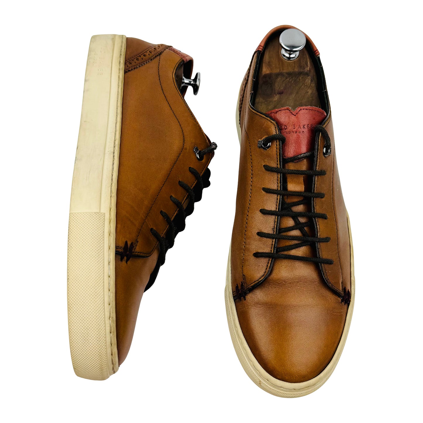 Ted Baker Men's 'Tan' Leather Sneakers (Size 45)