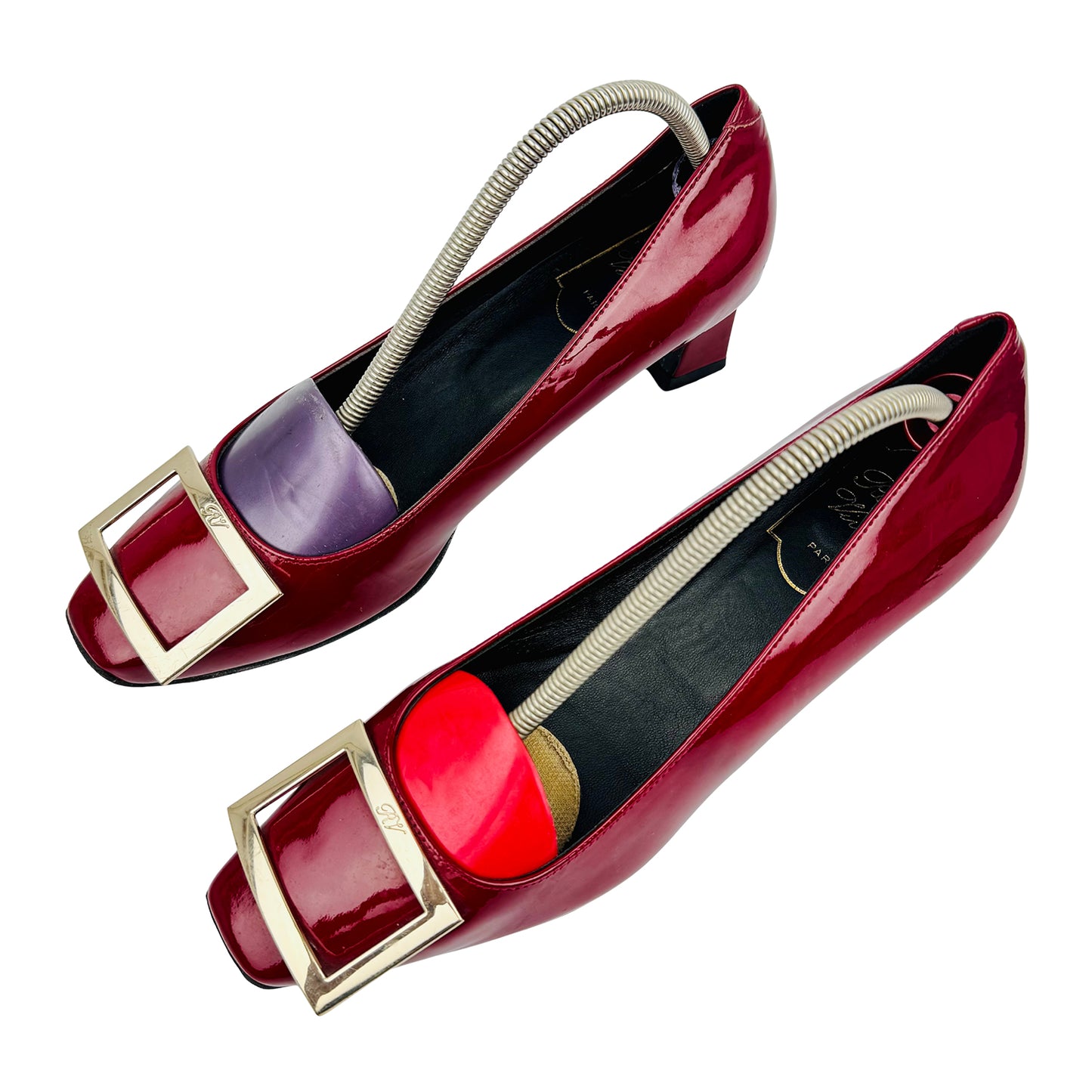 Roger Vivier Burgundy Trompette Pumps (Size 37/37.5)