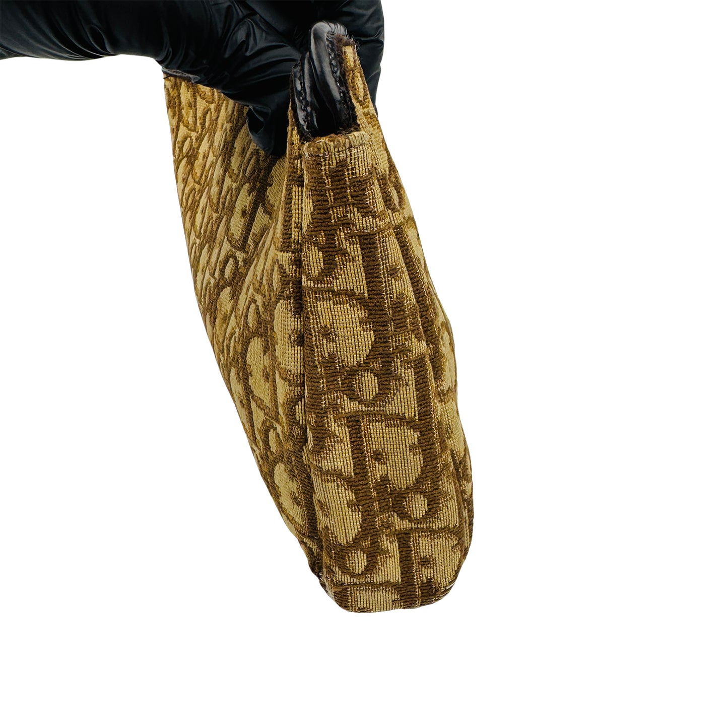 Christian Dior 'Beige Brown' Logo Clutch Bag