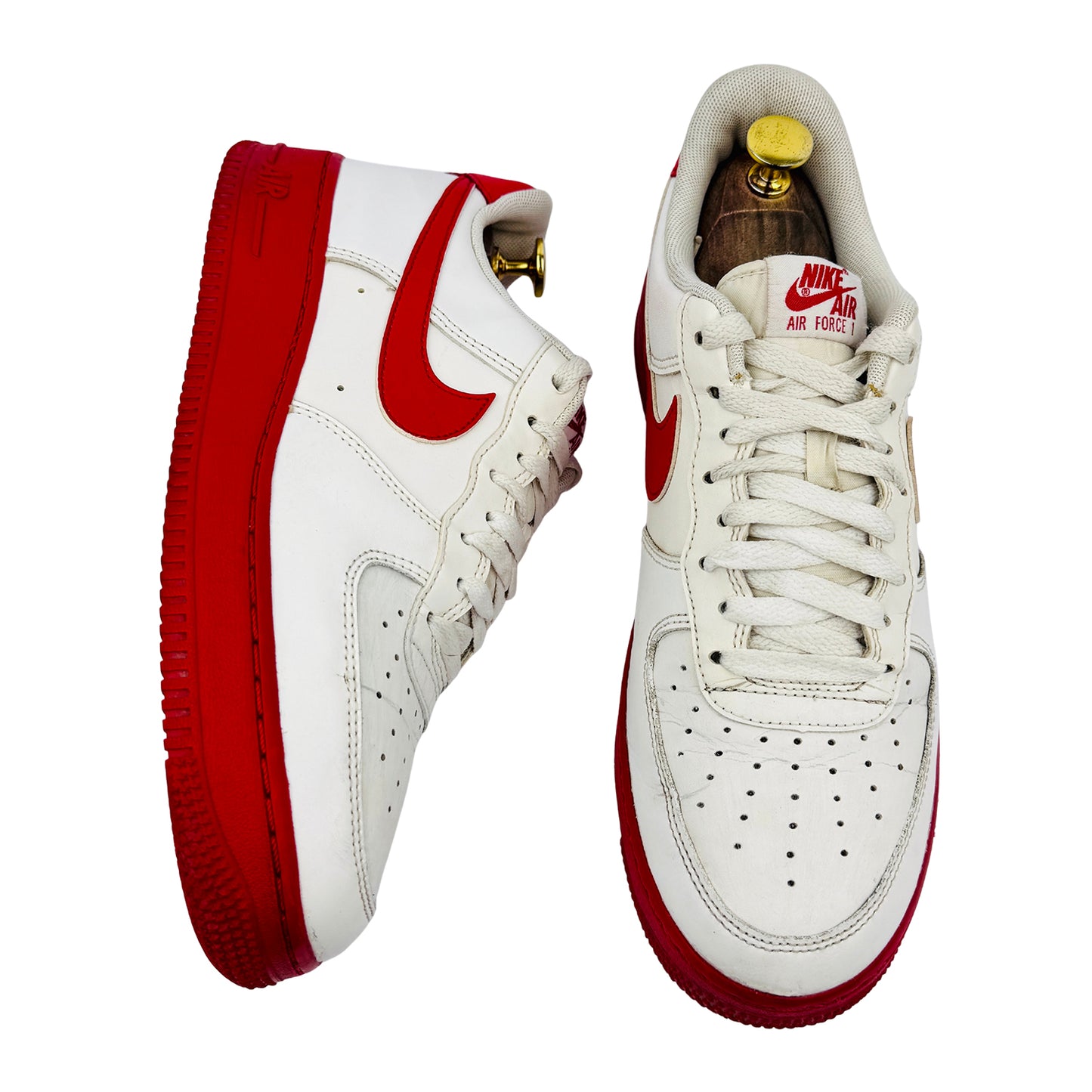 Nike Air Force 1 Low University Red Shoes (Size 42/42.5) - CK7663‑102