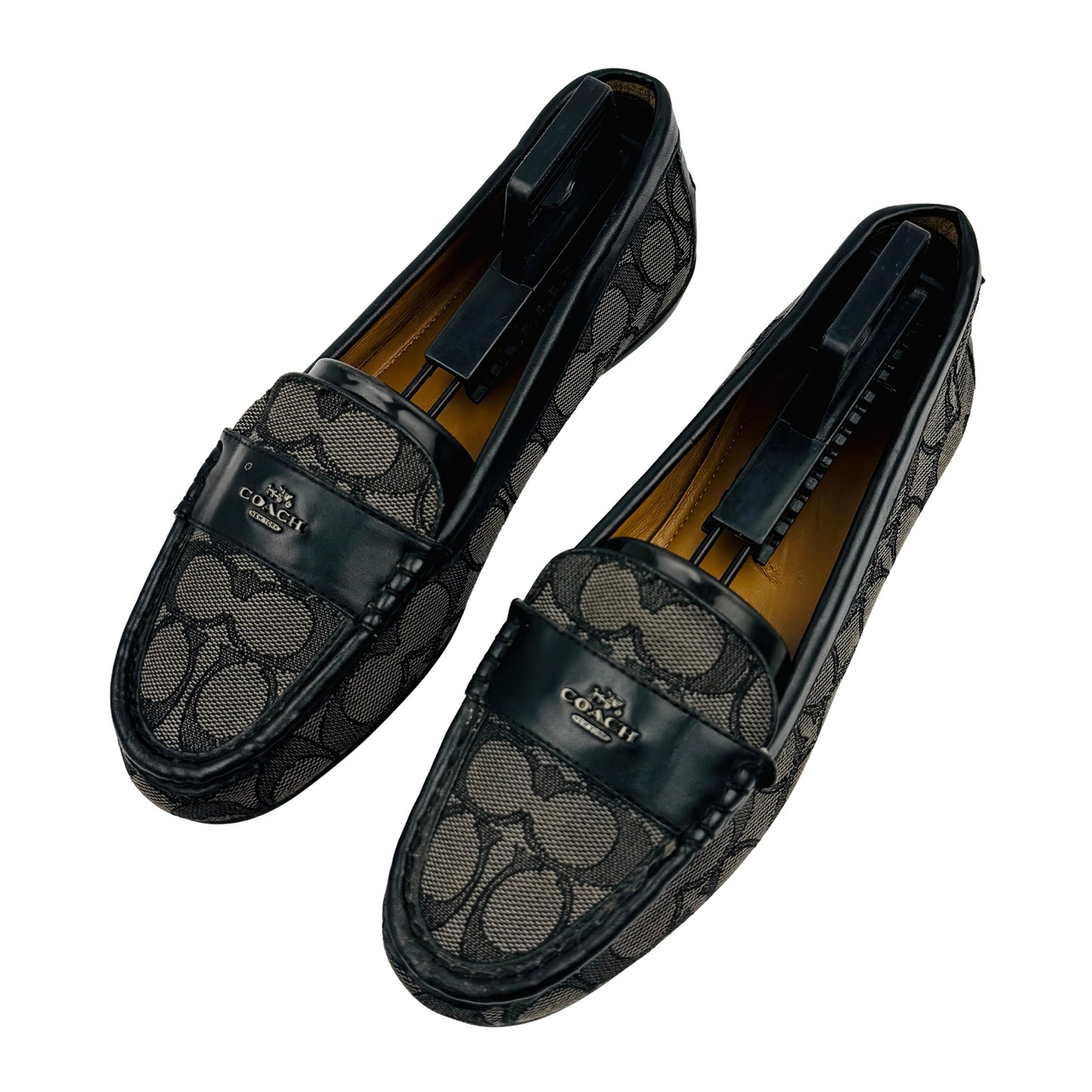 Coach Women's Odette Black Loafers (Size 37)