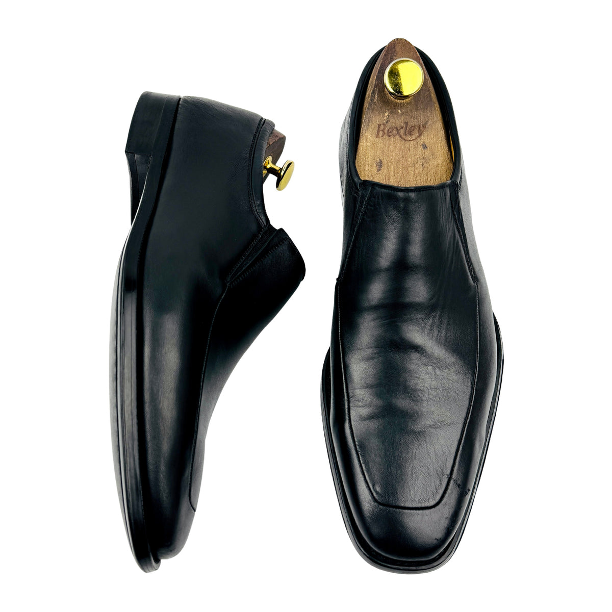 Magnanni Dominguez Black Leather Loafers (Size 42.5) - 12655
