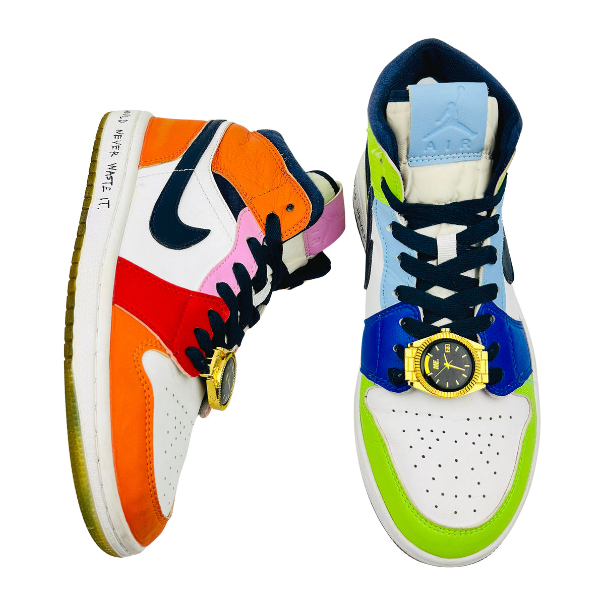Nike Melody Ehsani x Air Jordan 1 Mid Sneakers (Size 41) - CQ7629-100