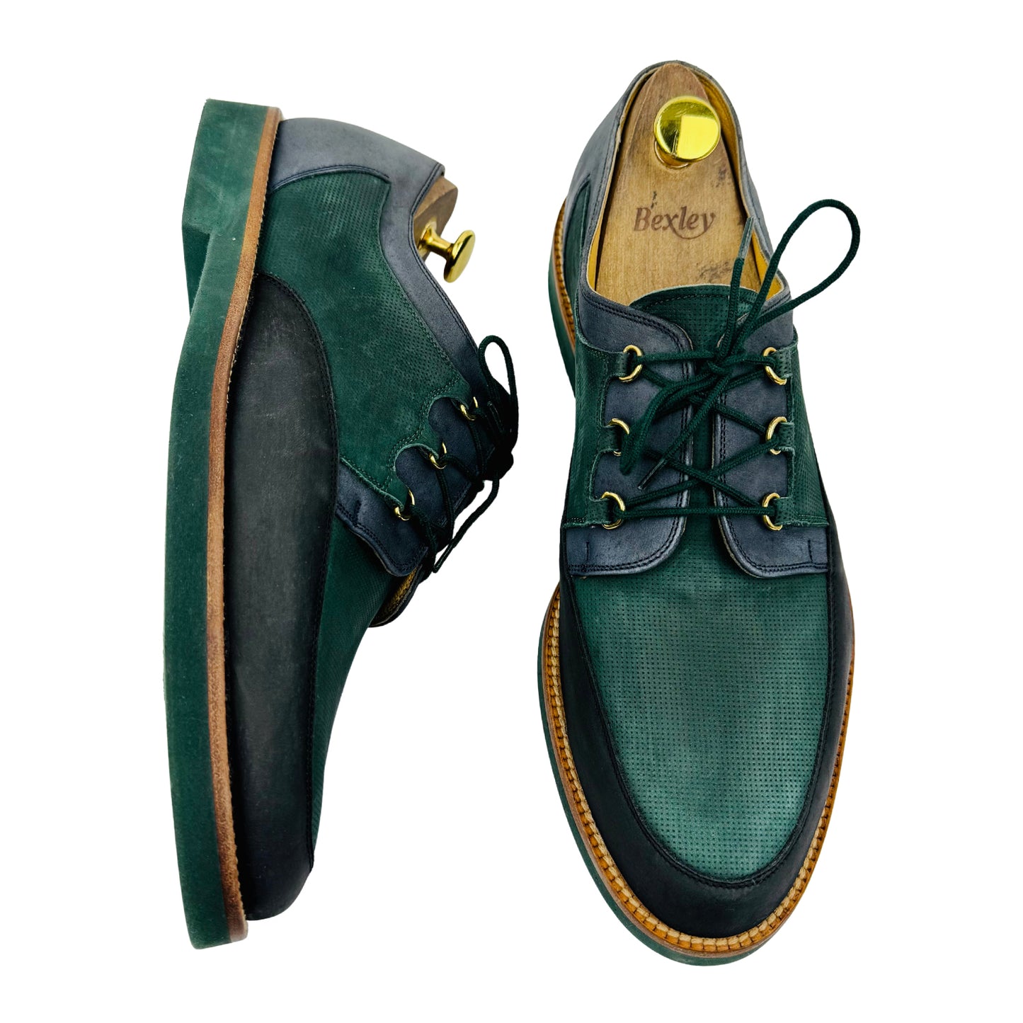 Bally Men's Suede Leather Derby Shoes (Size 43.5)