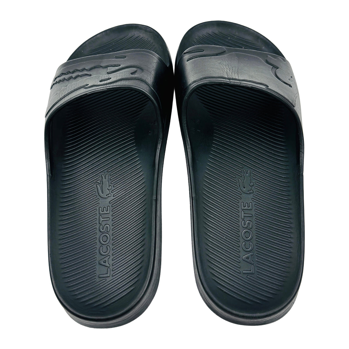 Lacoste Croco 2.0 Black Slides (Size 41) - 43CMA0018-02H