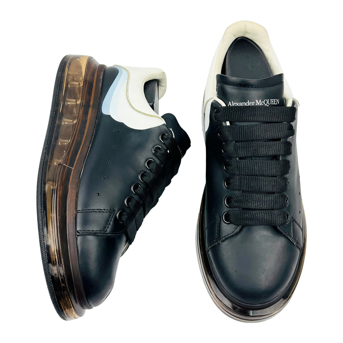 Alexander McQueen Oversized Transparent Sole Sneakers (Size 38.5/39)