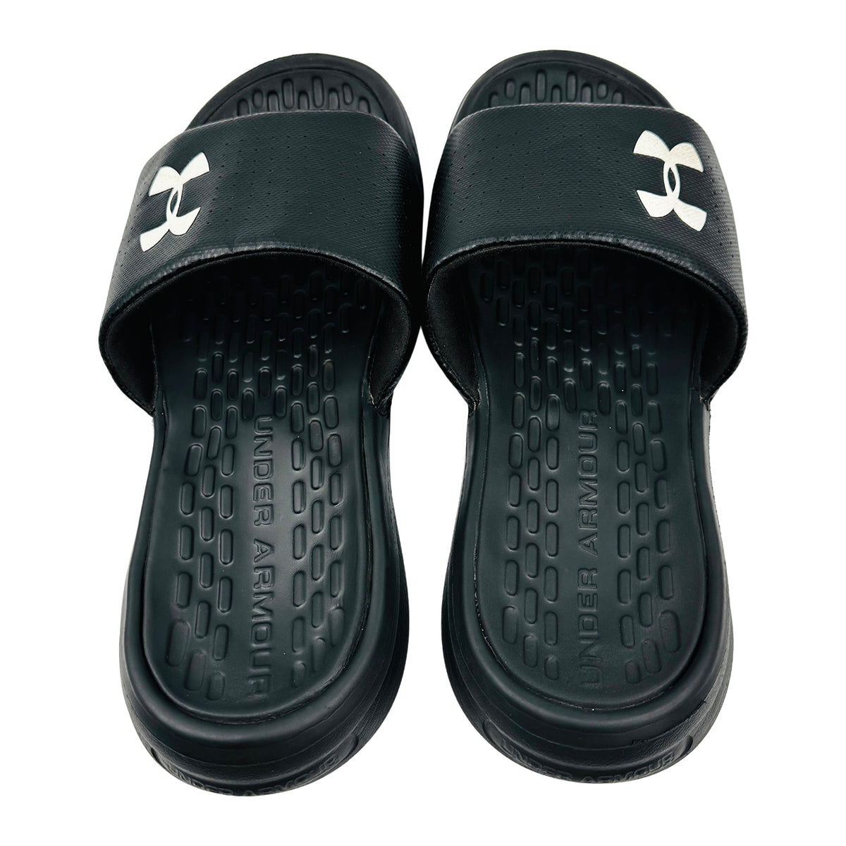 Under Armour UA Playmaker Fixed Strap Slides (Size 45) - 3000061-001