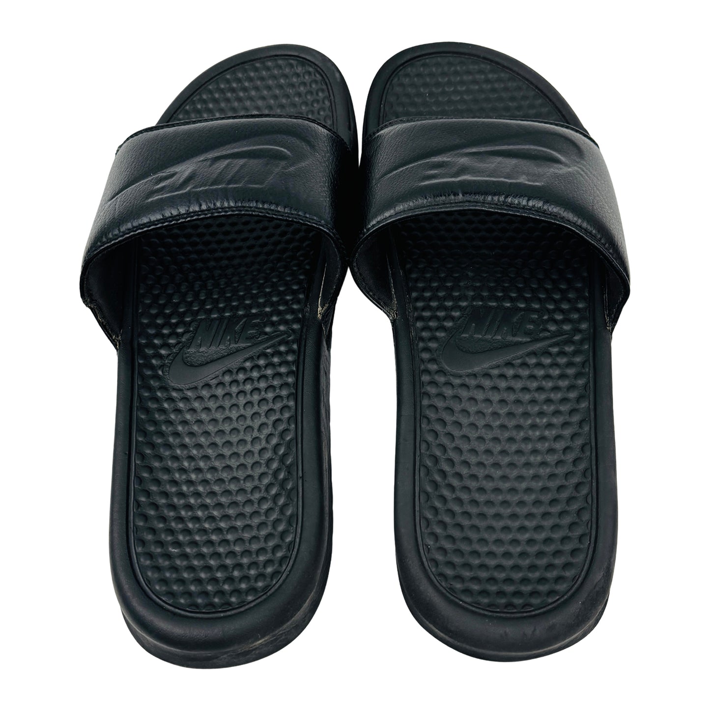 Nike Benassi JDI Triple Black Slides (Size 46) - 343880-001