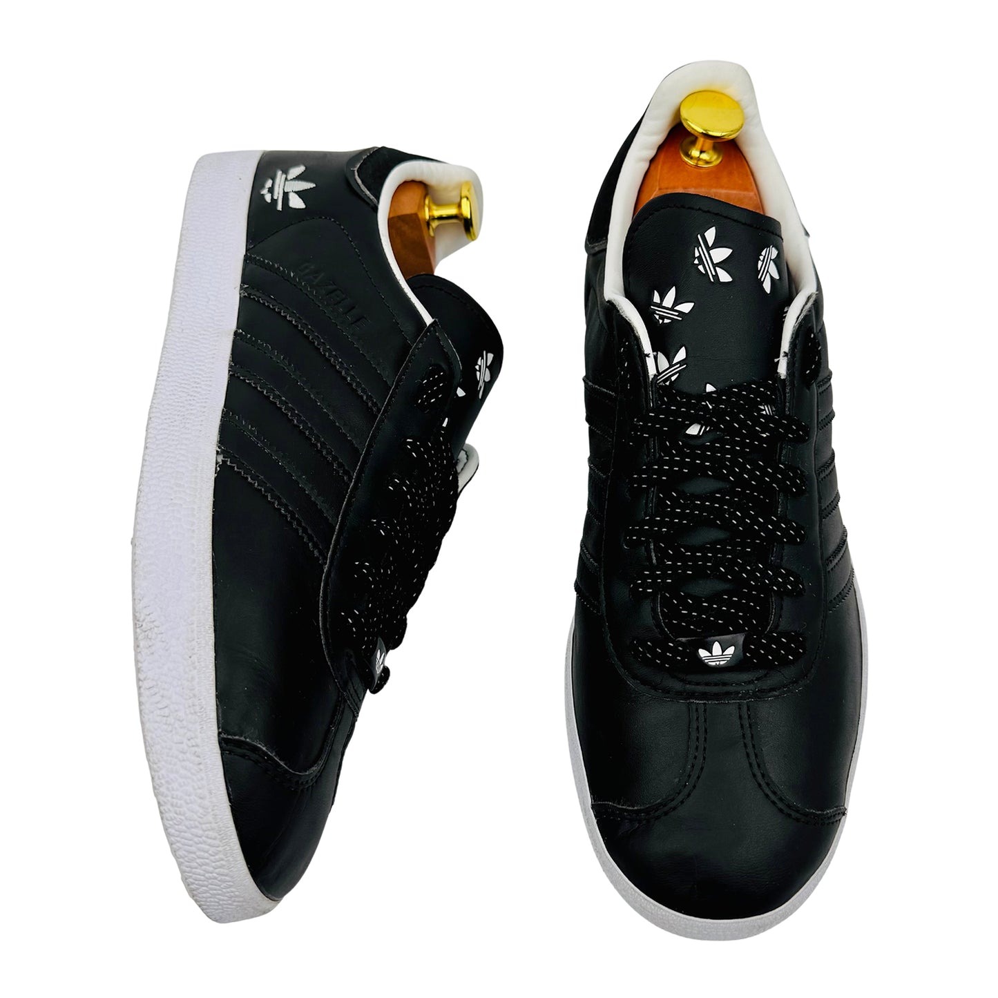 Adidas Gazelle Core Black Sneakers (Size 42) - H02898