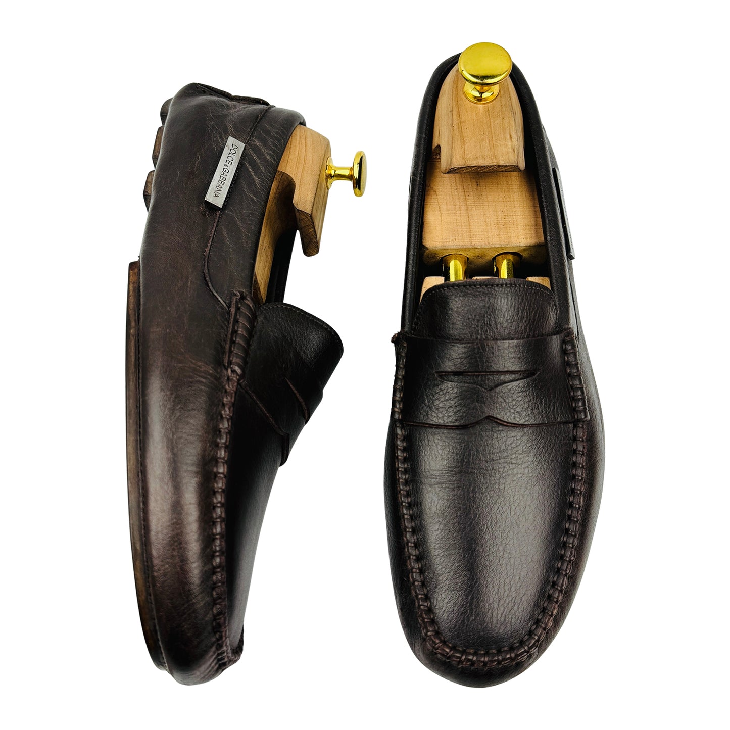 Dolce & Gabbana Penny Driving Loafers (Size 41)
