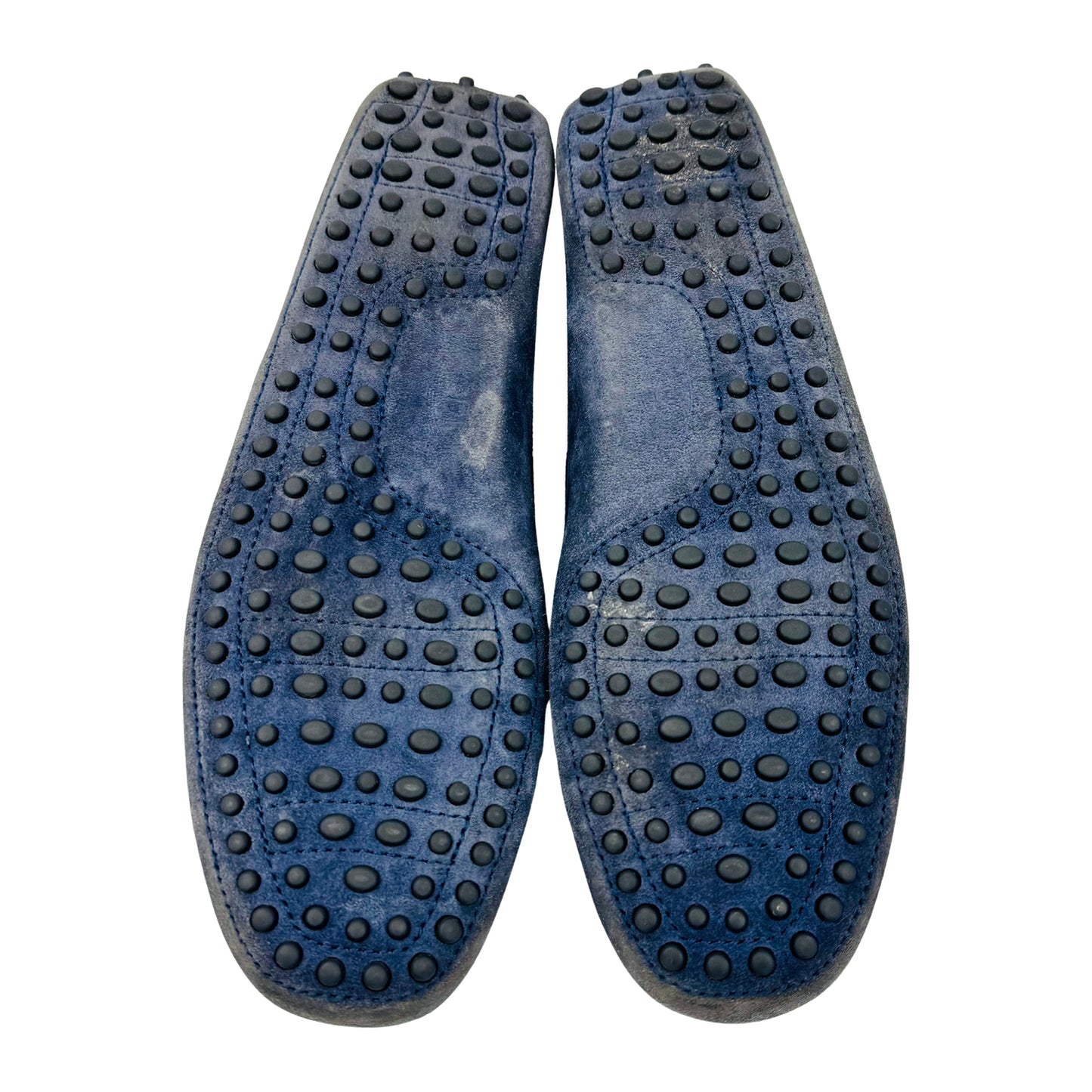 Tod's Men's Blue Suede Gommino Loafers (Size 42)