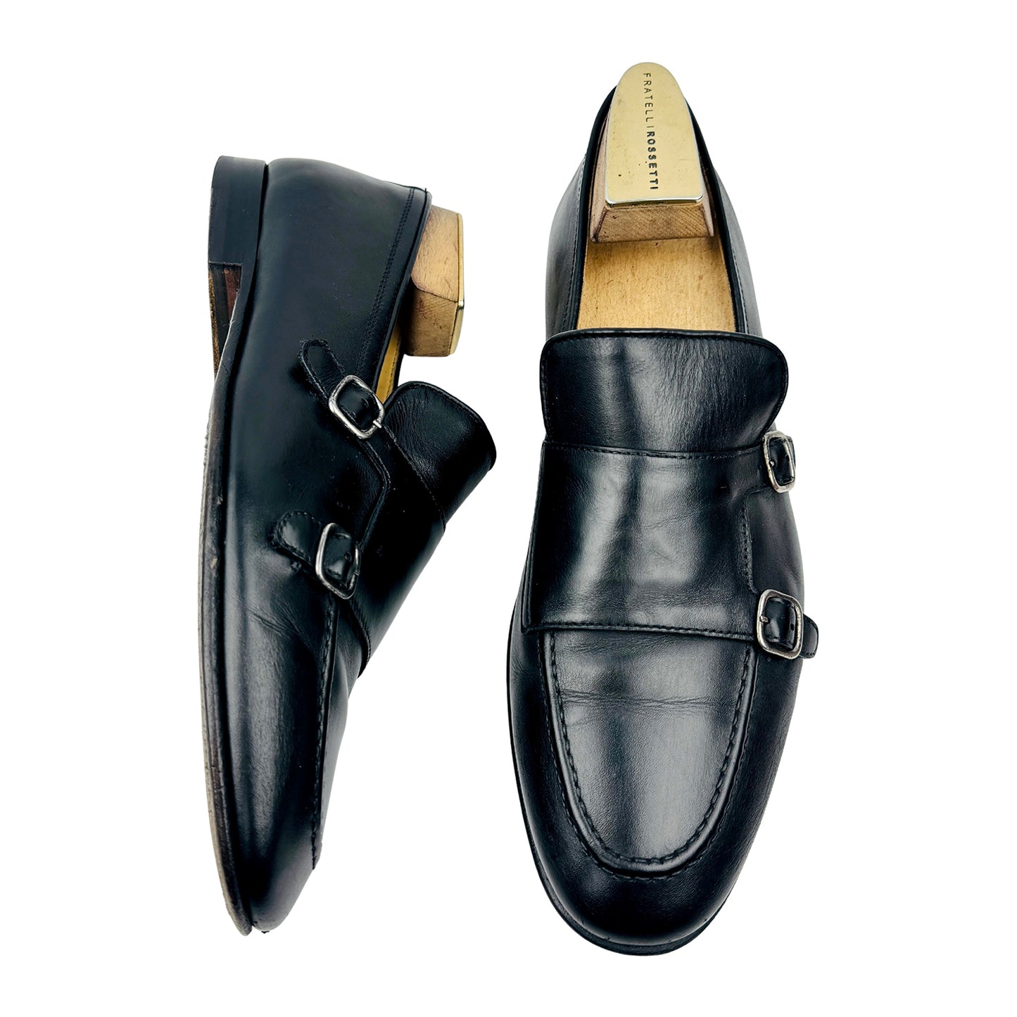 Scarosso Ernesto Double Monk Strap Loafers (Size 43/43.5)