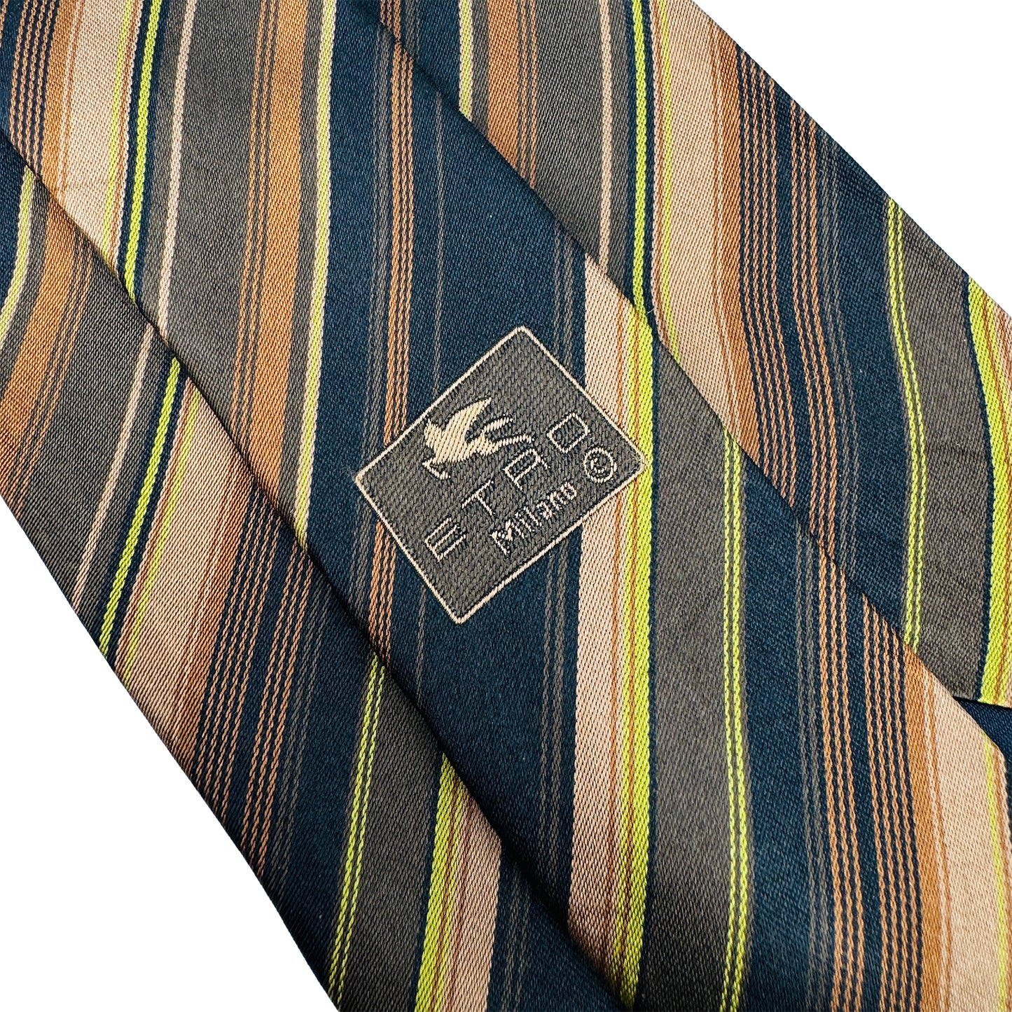 Etro Milano Multicolor 'Diagonal Stripes' Tie (Size Regular)