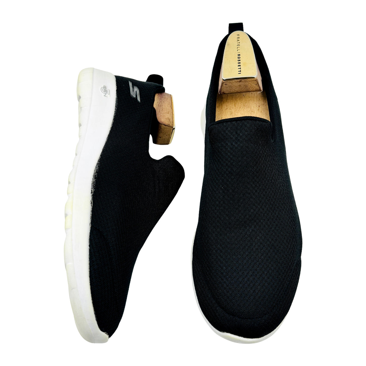 Skechers GOwalk Joy 'Black White' Shoes (Size 44.5) - 16928-BKW