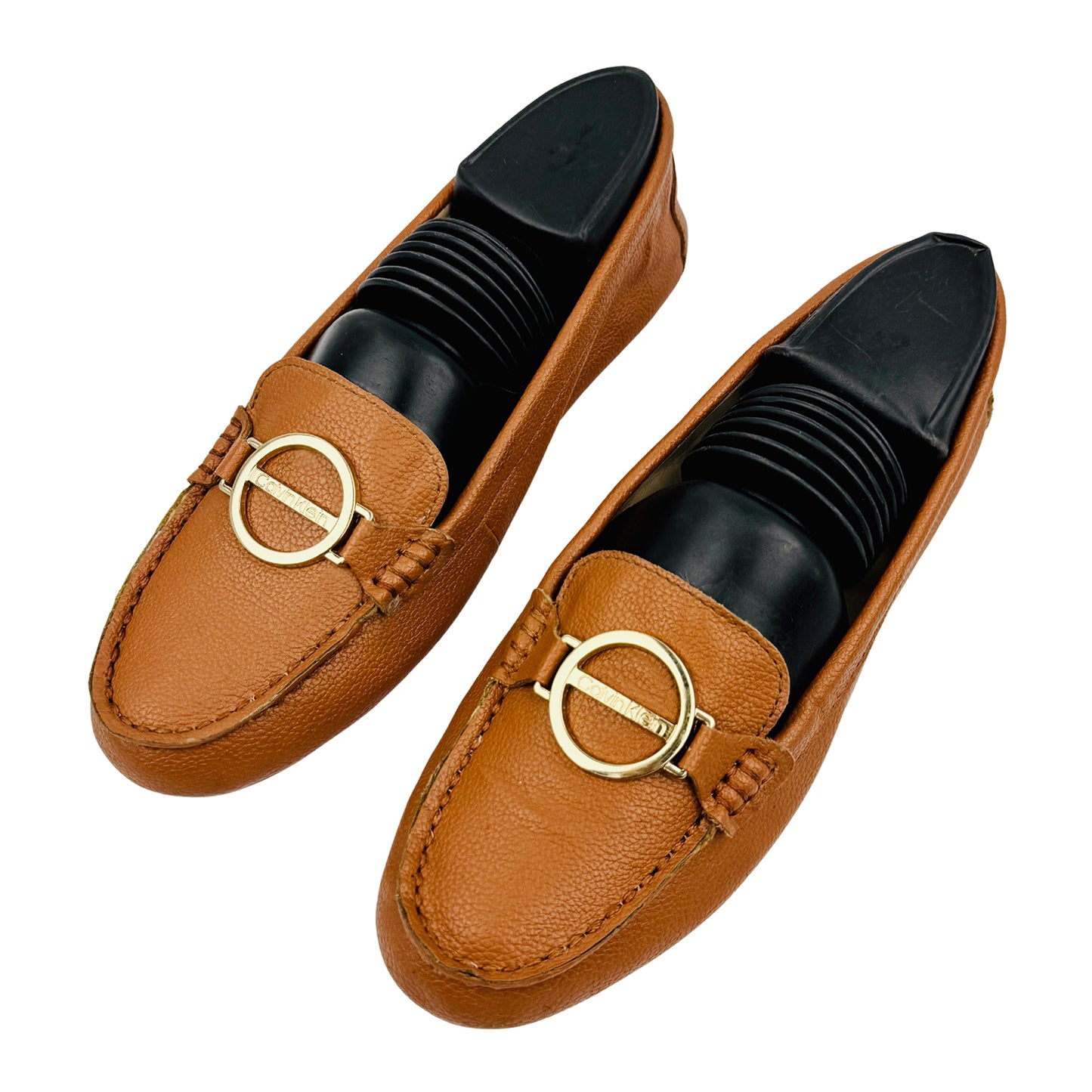Calvin Klein Layne 'Cognac Brown' Loafers (Size 38)