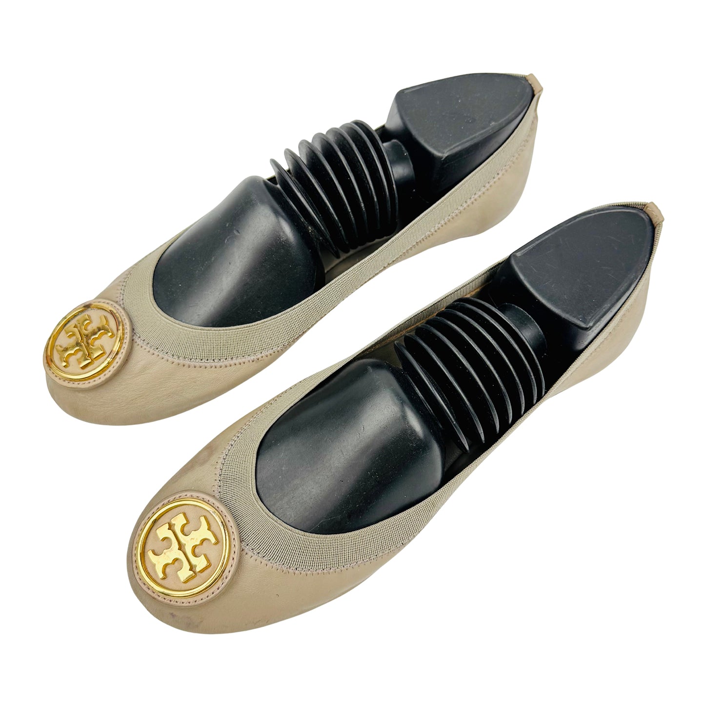 Tory Burch Caroline 2 'Royal Tan' Ballet Flats (Size 38.5)