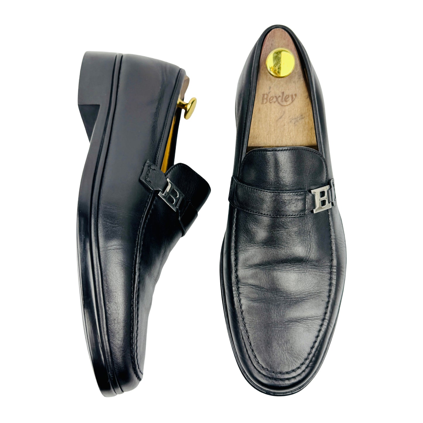 Bally Men's Nevio Black Loafers (Size 43/43.5)