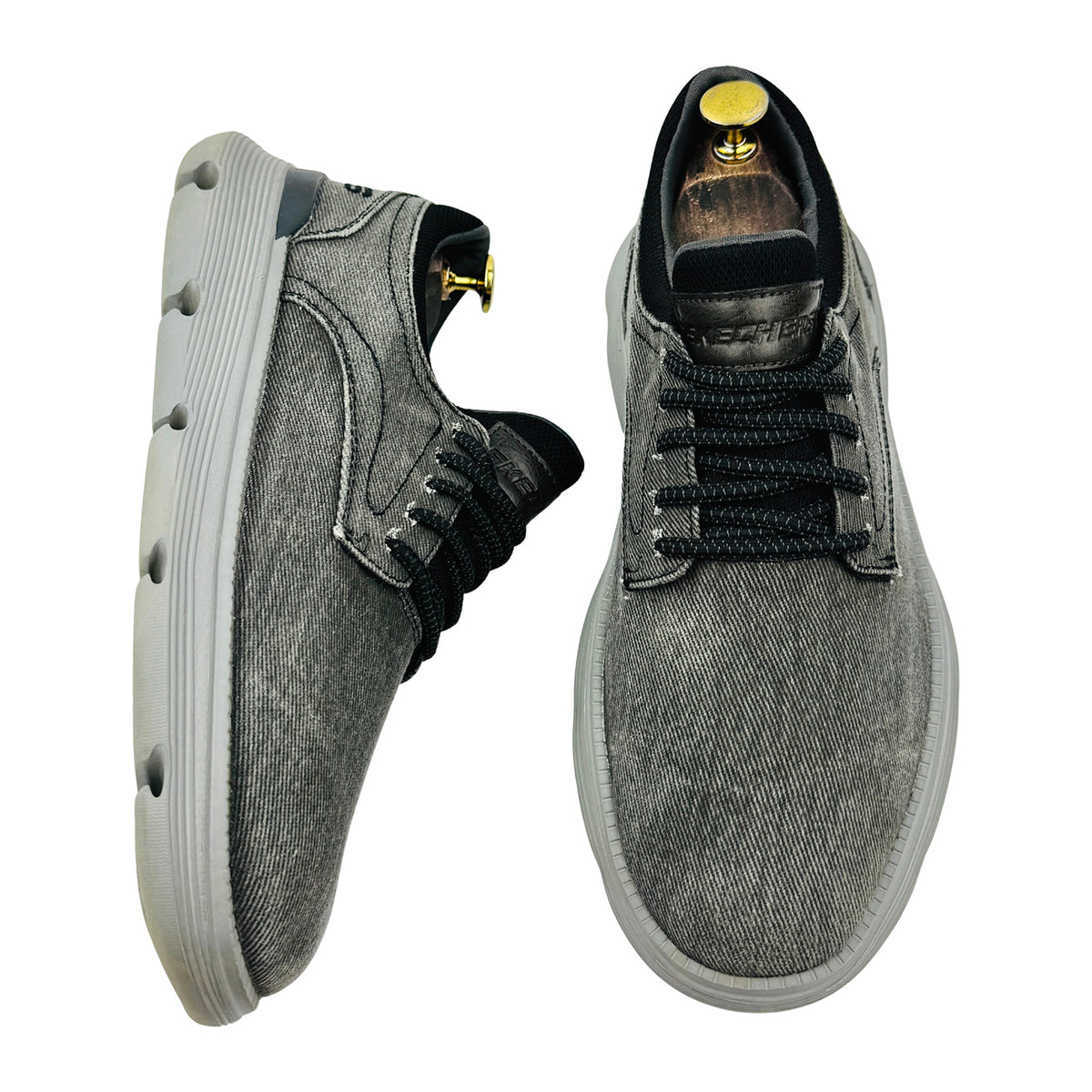 Skechers Garza - Romano Oxford Shoes (Size 42) - 204573 BLK