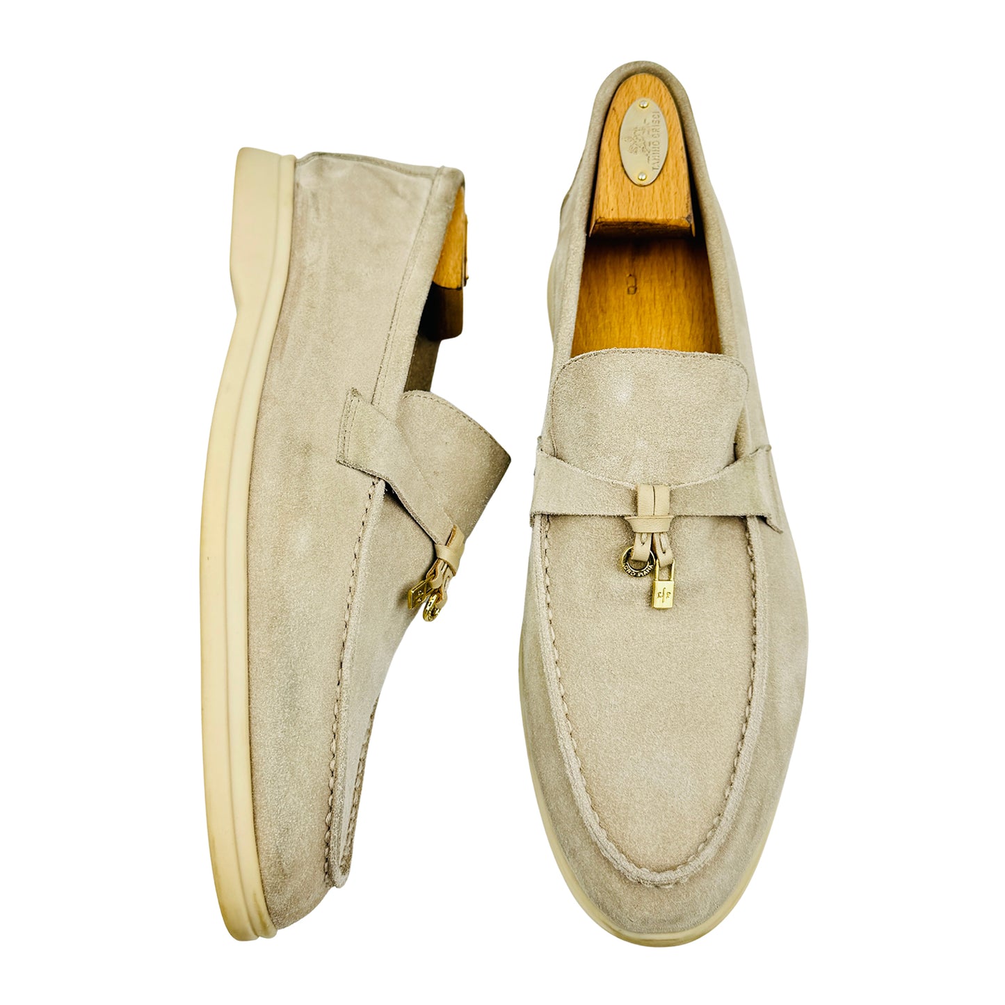 Loro Piana Summer Charms Walk Loafers (Size 44) - H18068