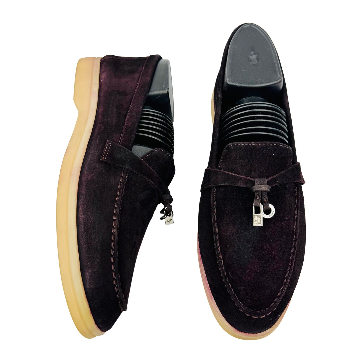 Loro Piana Summer Charms Walk Dark Brown Loafers (Size 36)