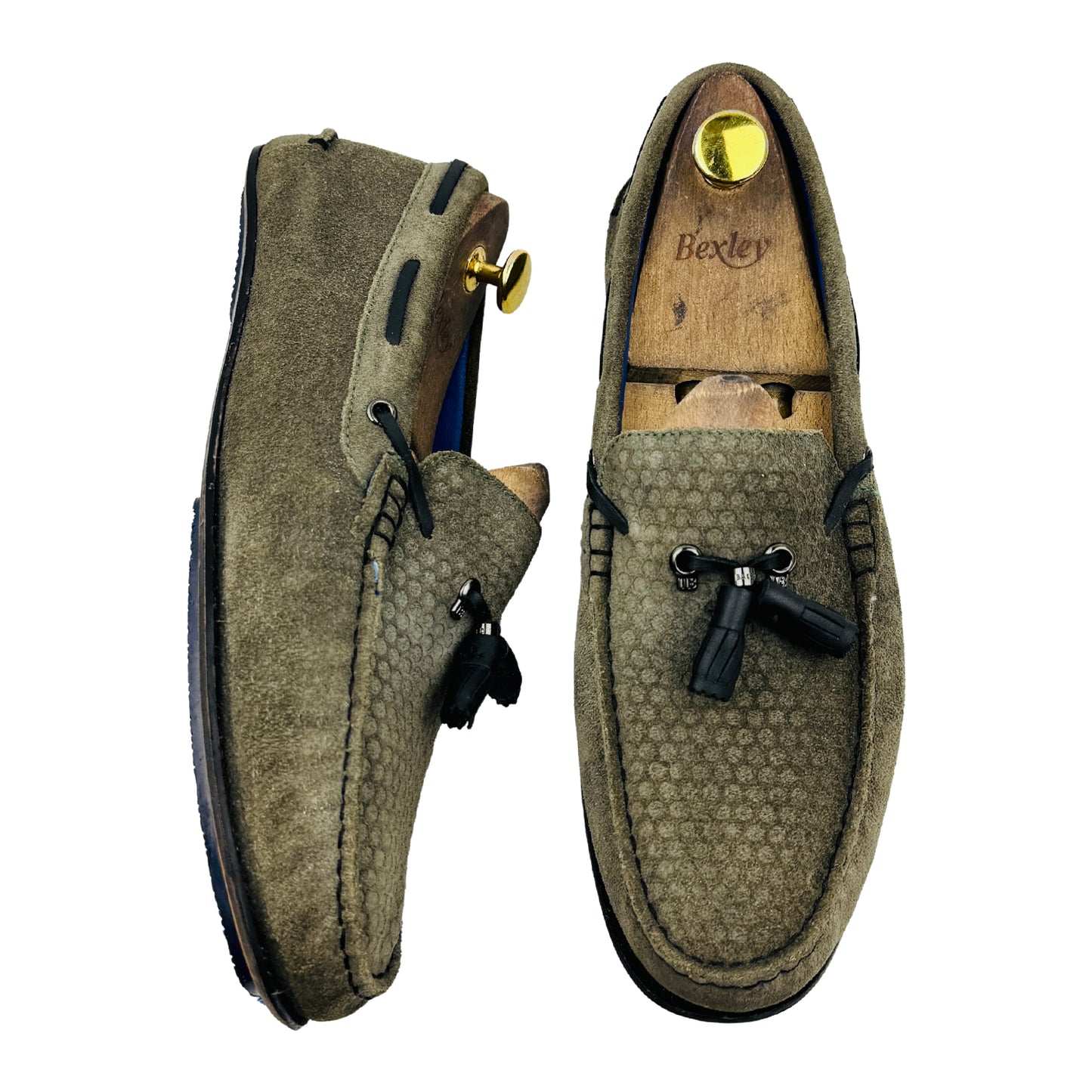 Ted Baker Muddi 'Olive Green' Tassel Loafers (Size 42.5) - FD05718
