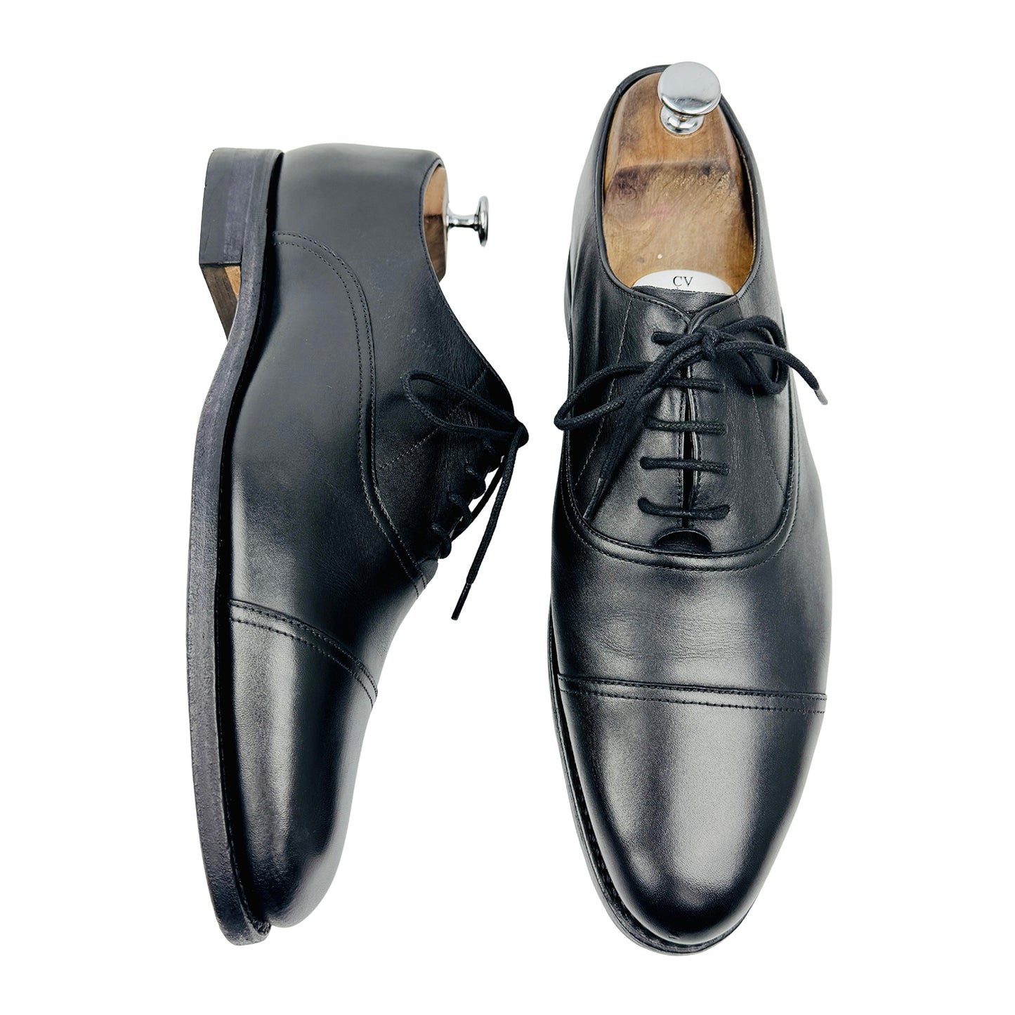 Charles Tyrwhitt Men's Black Oxford Shoes (Size 43.5) - SHC0246BLK