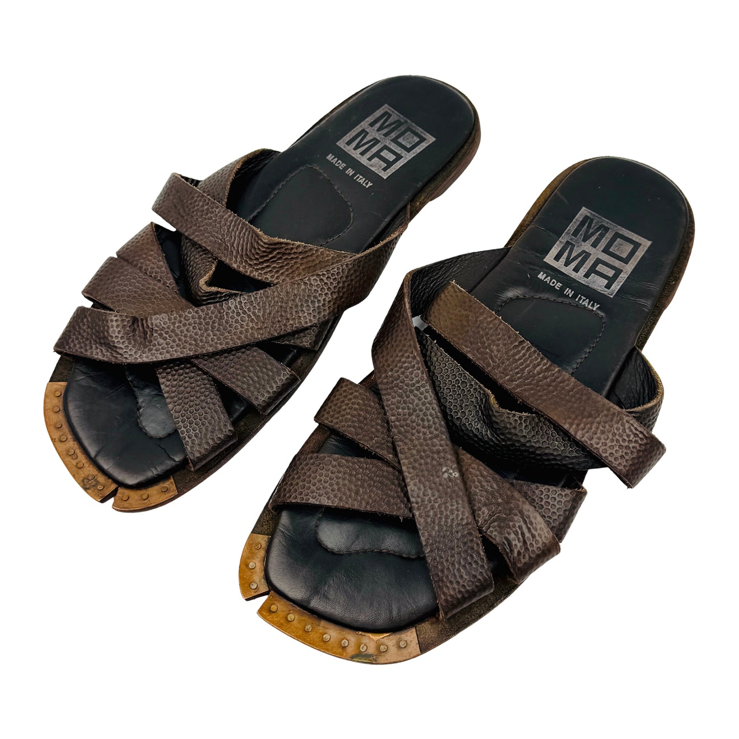Brador Men's Cody Dark Brown Sandal Slippers (Size 40/41)
