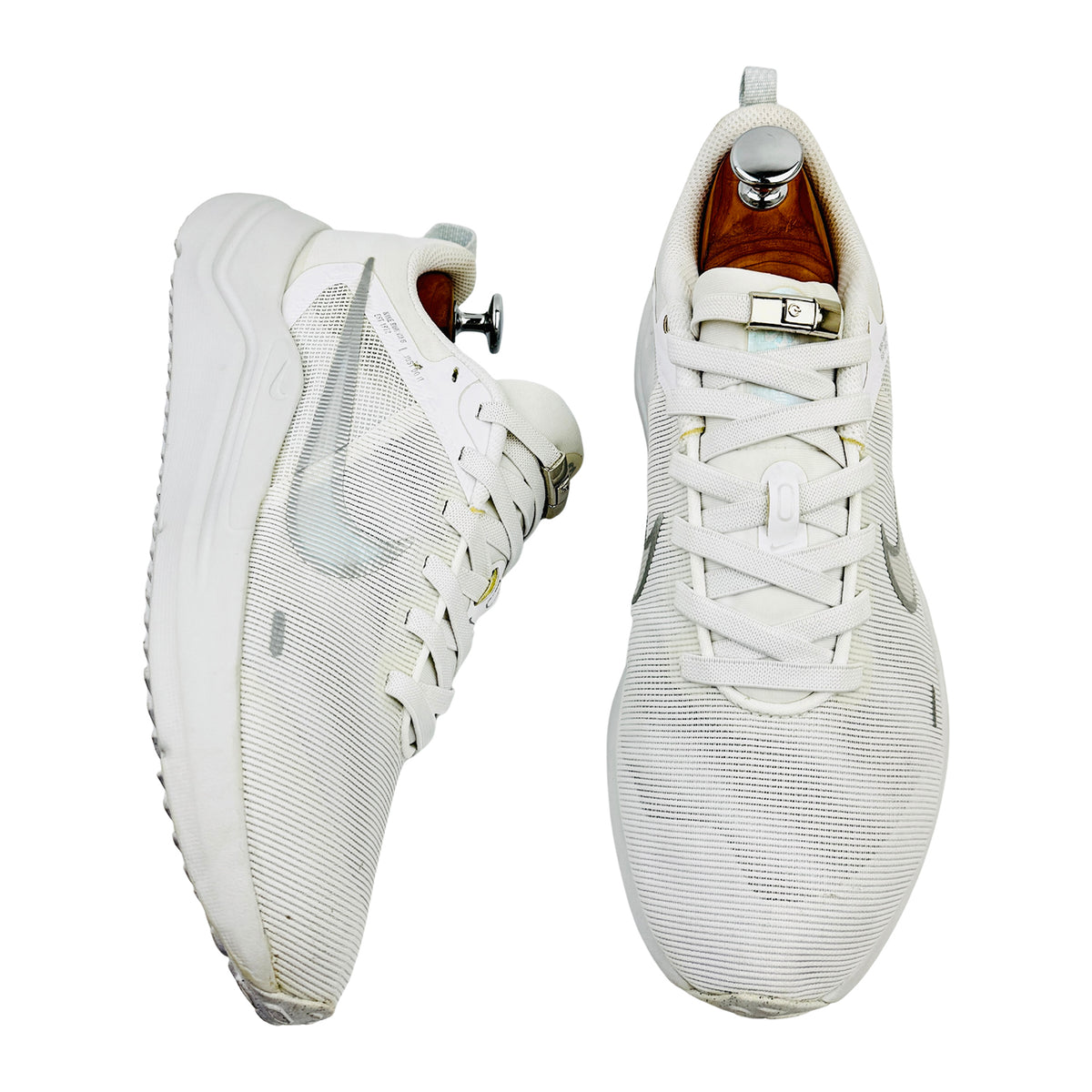 Nike Downshifter 12 White Shoes (Size 41) - DD9294-100