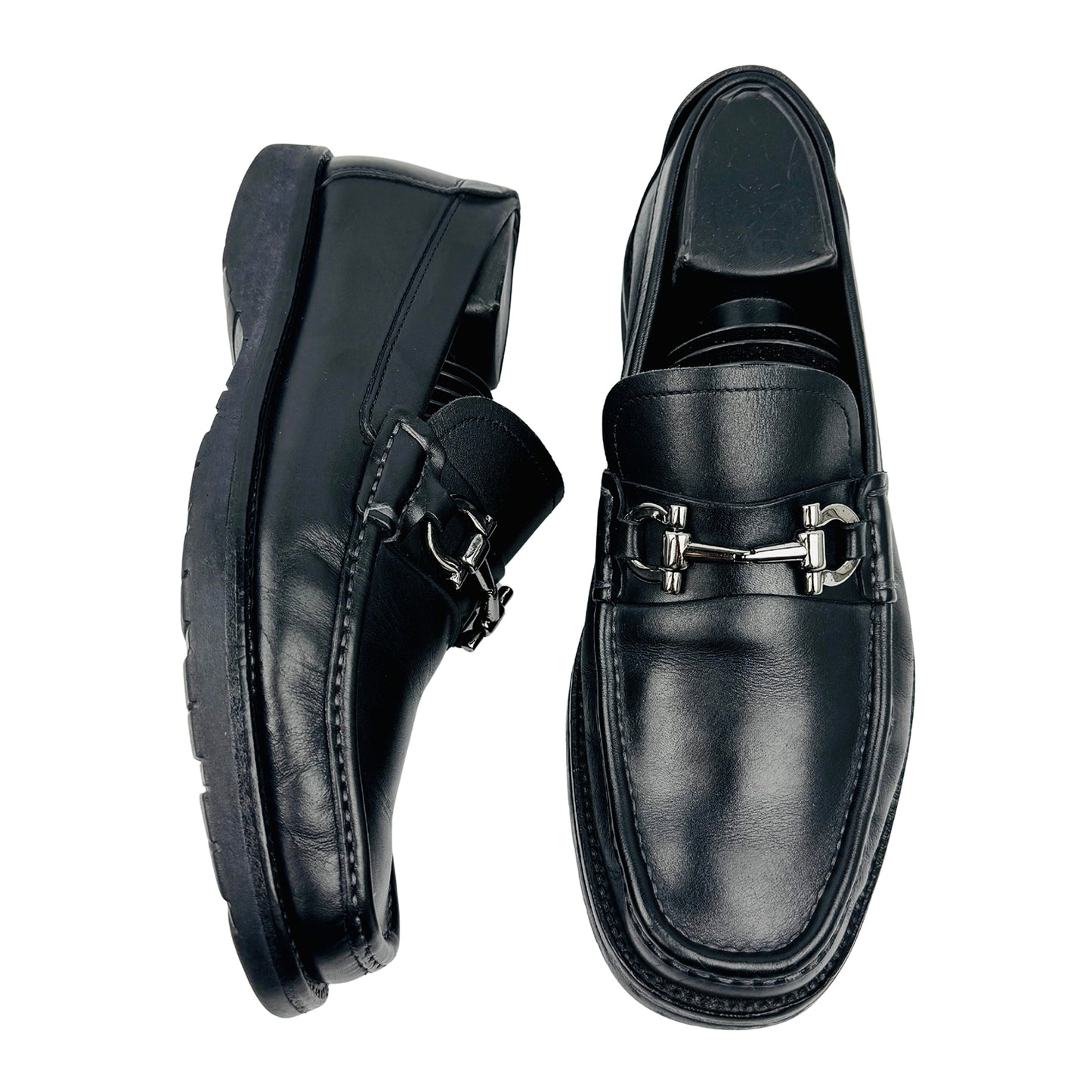 Salvatore Ferragamo Gancini Bit Loafers (Size 40.5) - MS10478