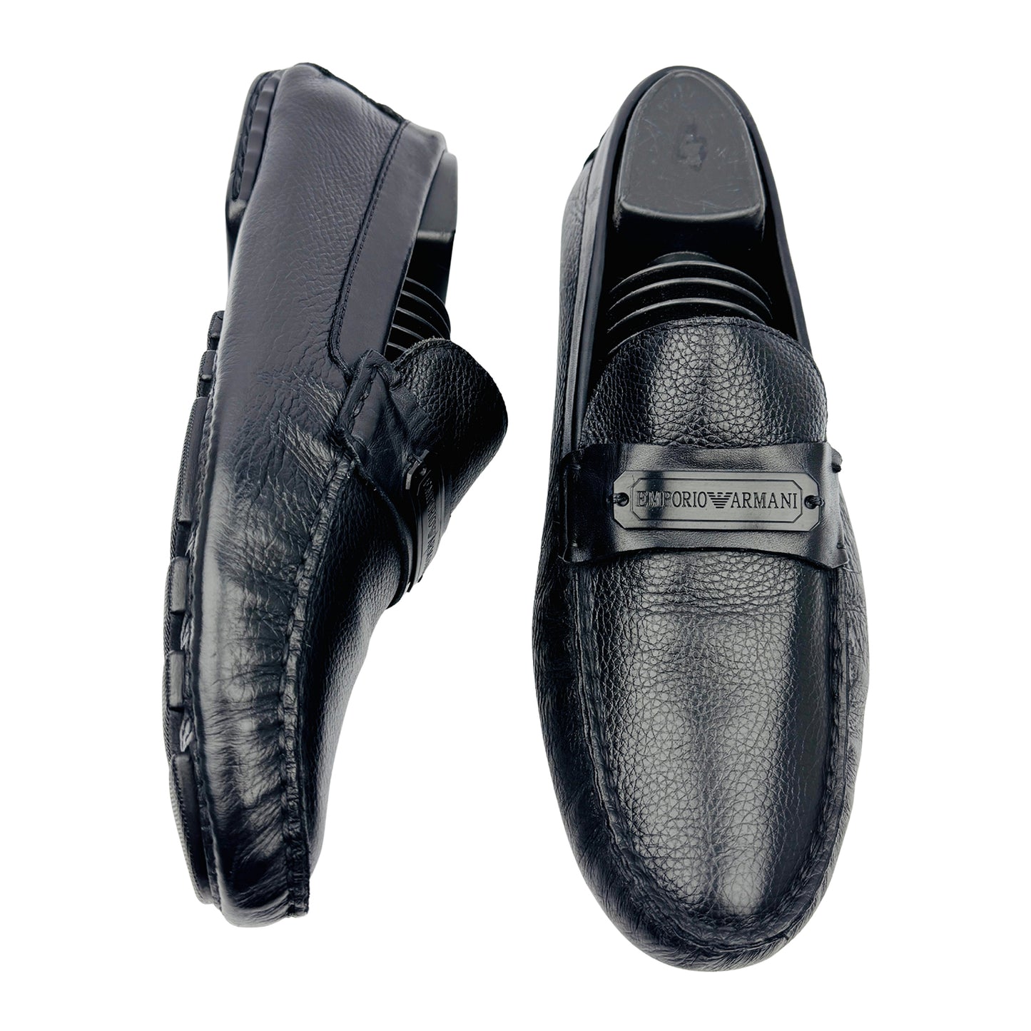 Emporio Armani Men's Driving With Stirrup Bar Loafers (Size 41.5/42)