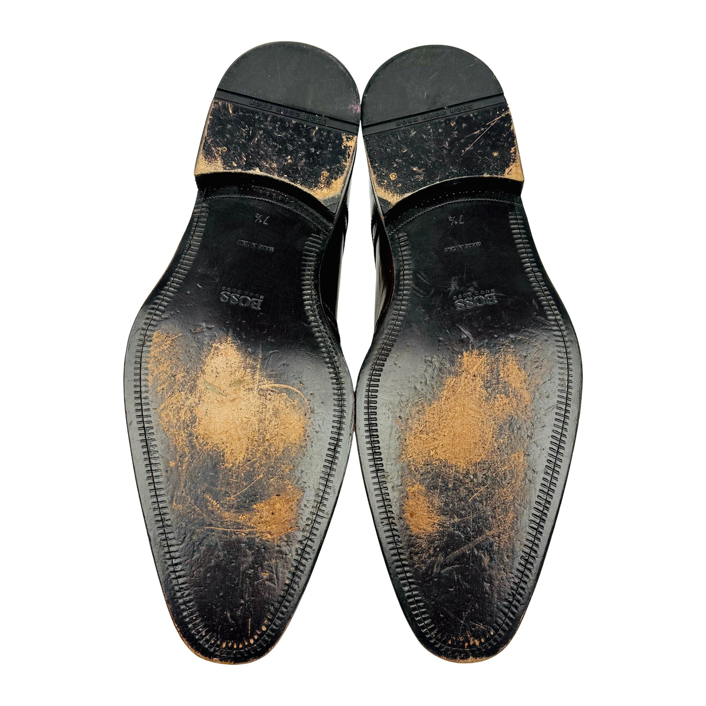 Boss Men's Brown Italian Derby Shoes (Size 42)