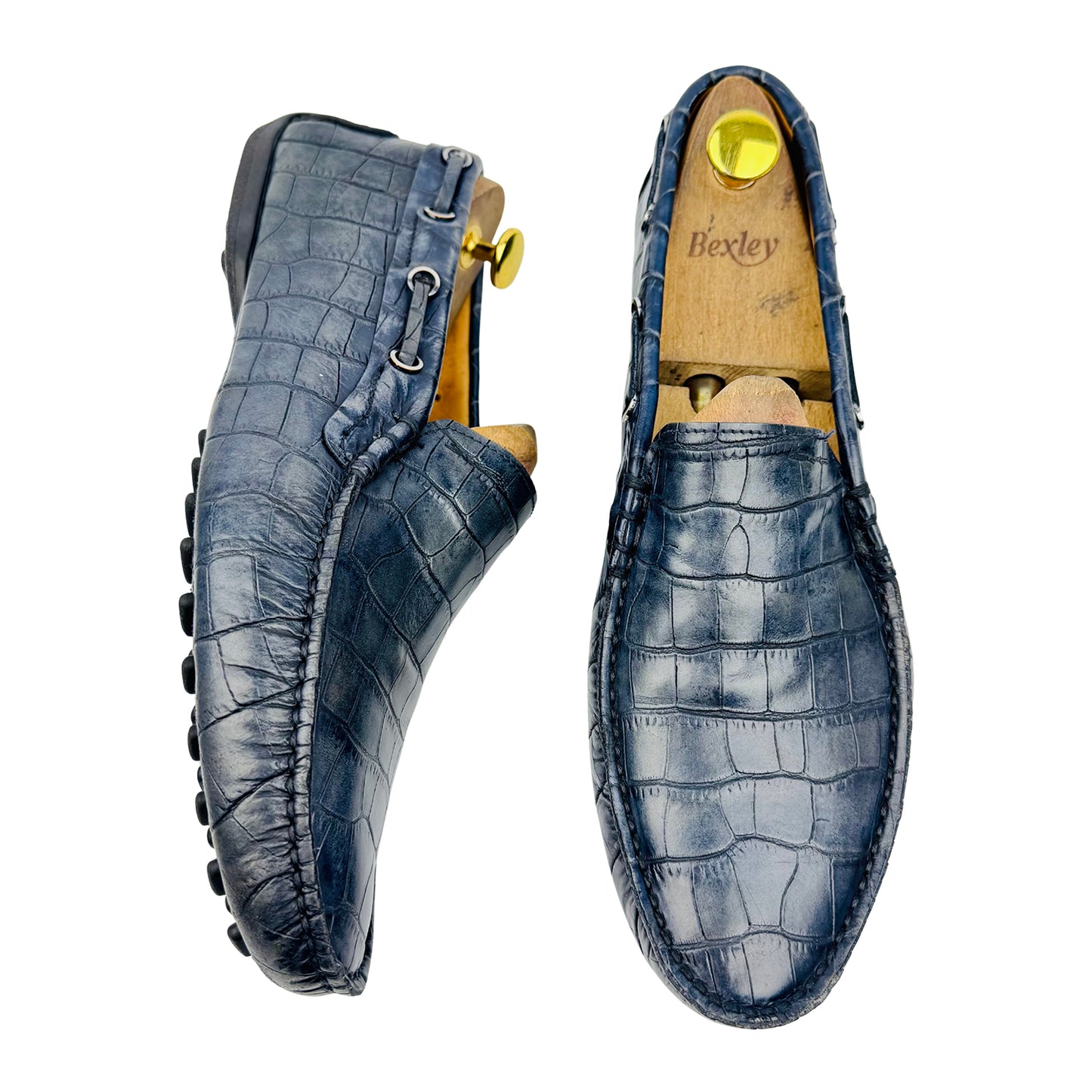 Santoni Men's Crocodile Leather Loafers (Size 42.5)