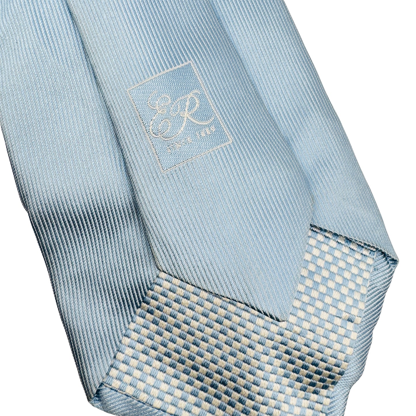 Ede & Ravenscroft Sky Blue Silk Tie (Size Regular)