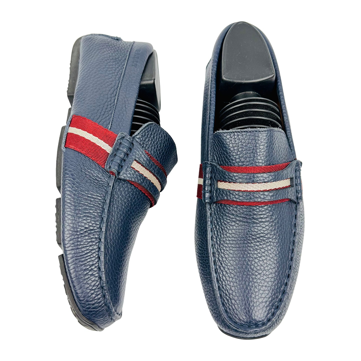Bally Pietro Navy Leather Loafers (Size 41/41.5) - PIETRO-U