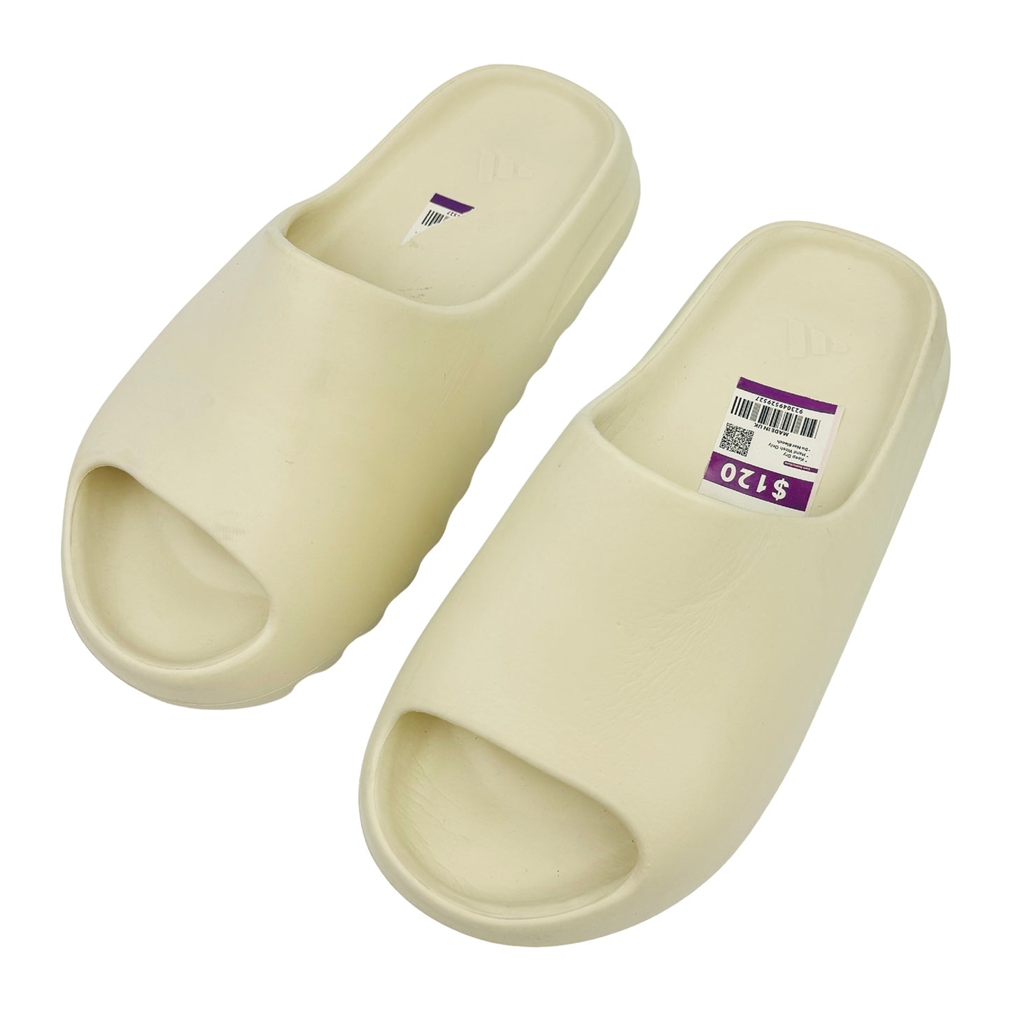 Adidas Yeezy 'Bone' EVA Foam Slides (Size 42)