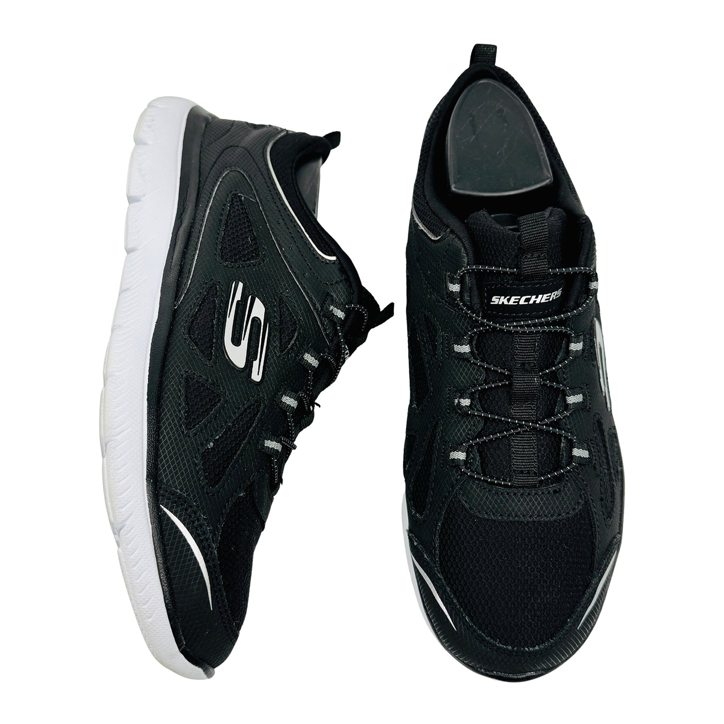 Skechers Summits - Built Shoes (Size 38.5) - 12981 BKW