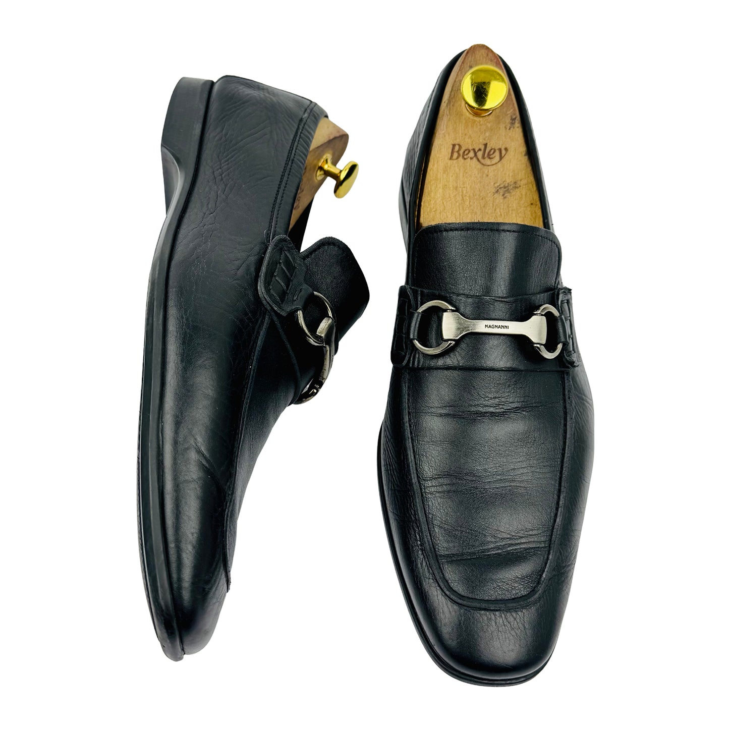 Magnanni Rafa II Black Horsebit Loafer (Size 43/43.5) - 18456