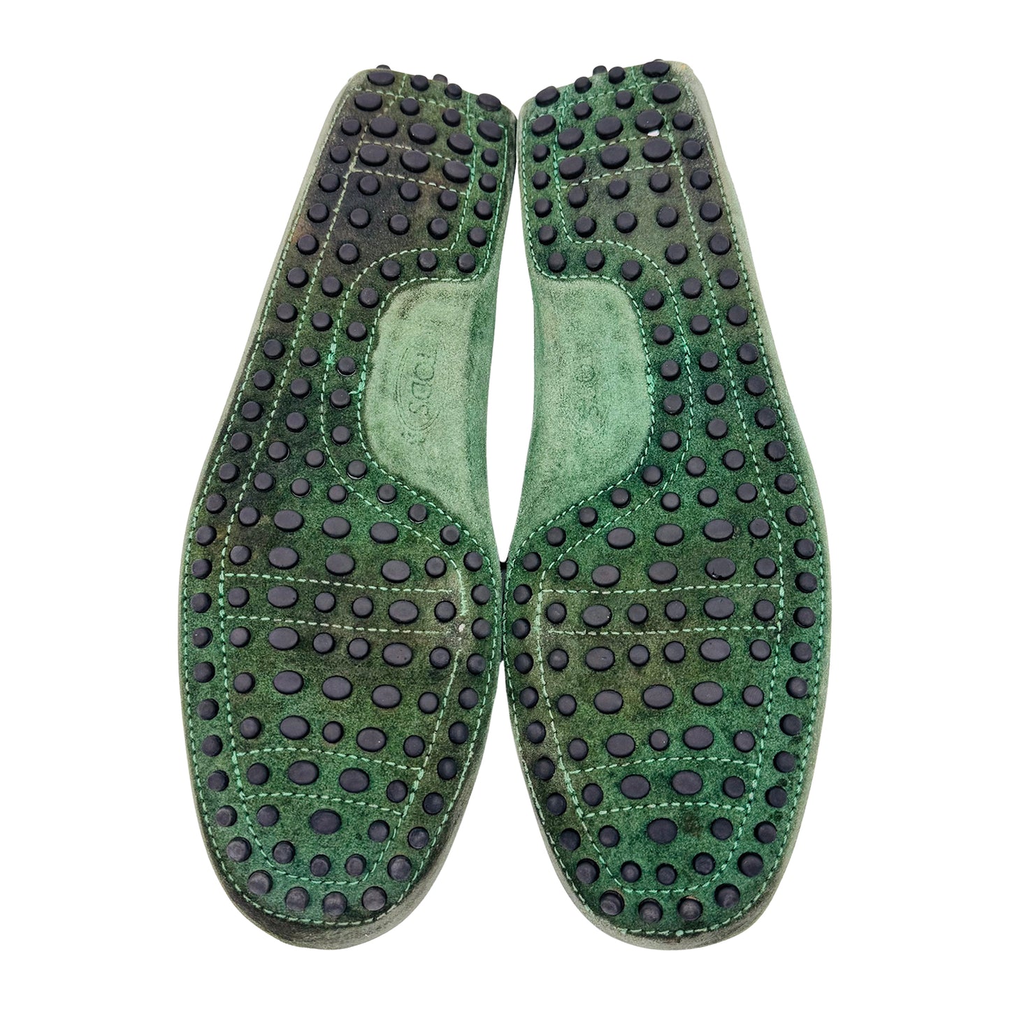 TOD'S Men's Green Gommino Driving Loafer (Size 41/41.5)