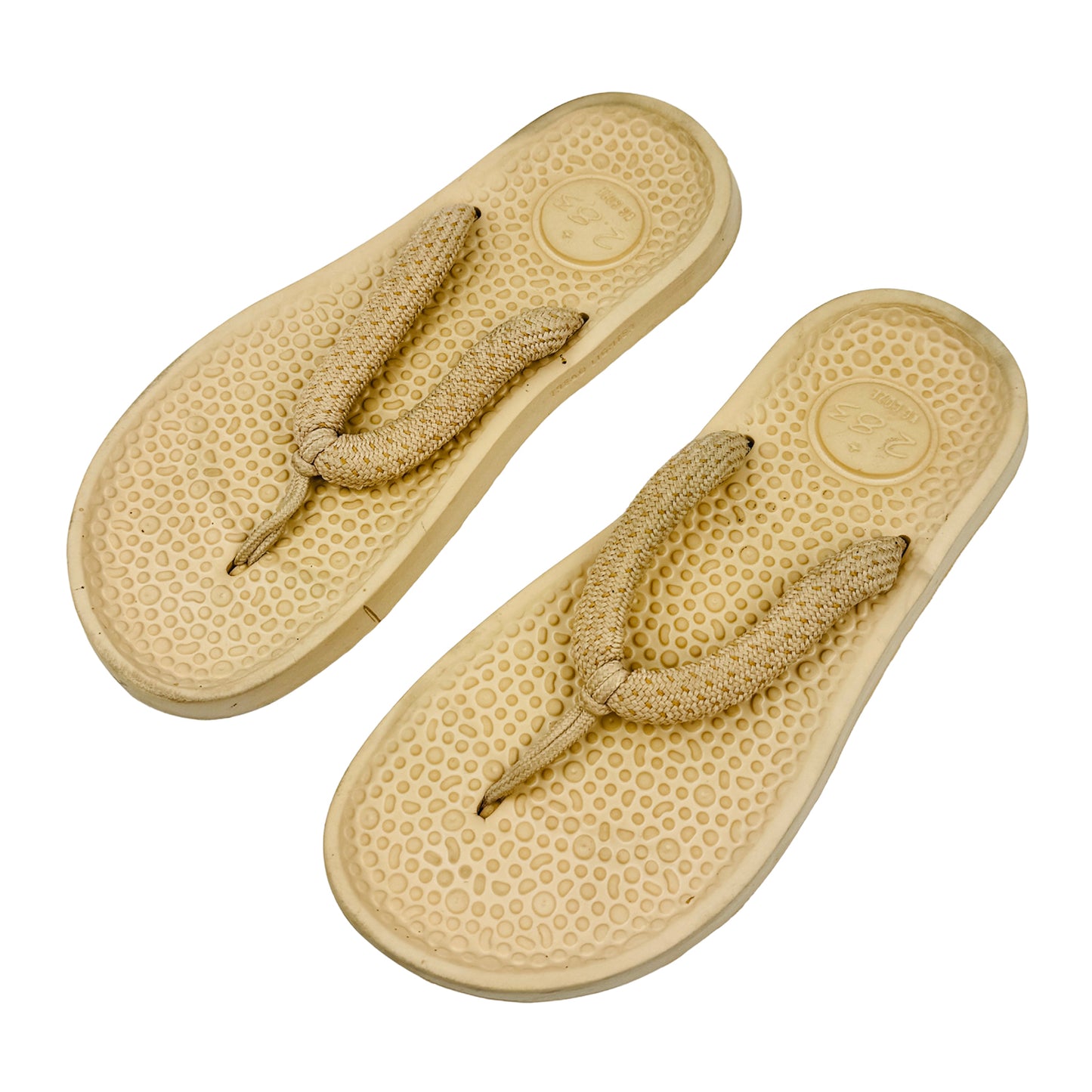 Allbirds Sugar Zeffer Beige Flip Flops (Size 38)