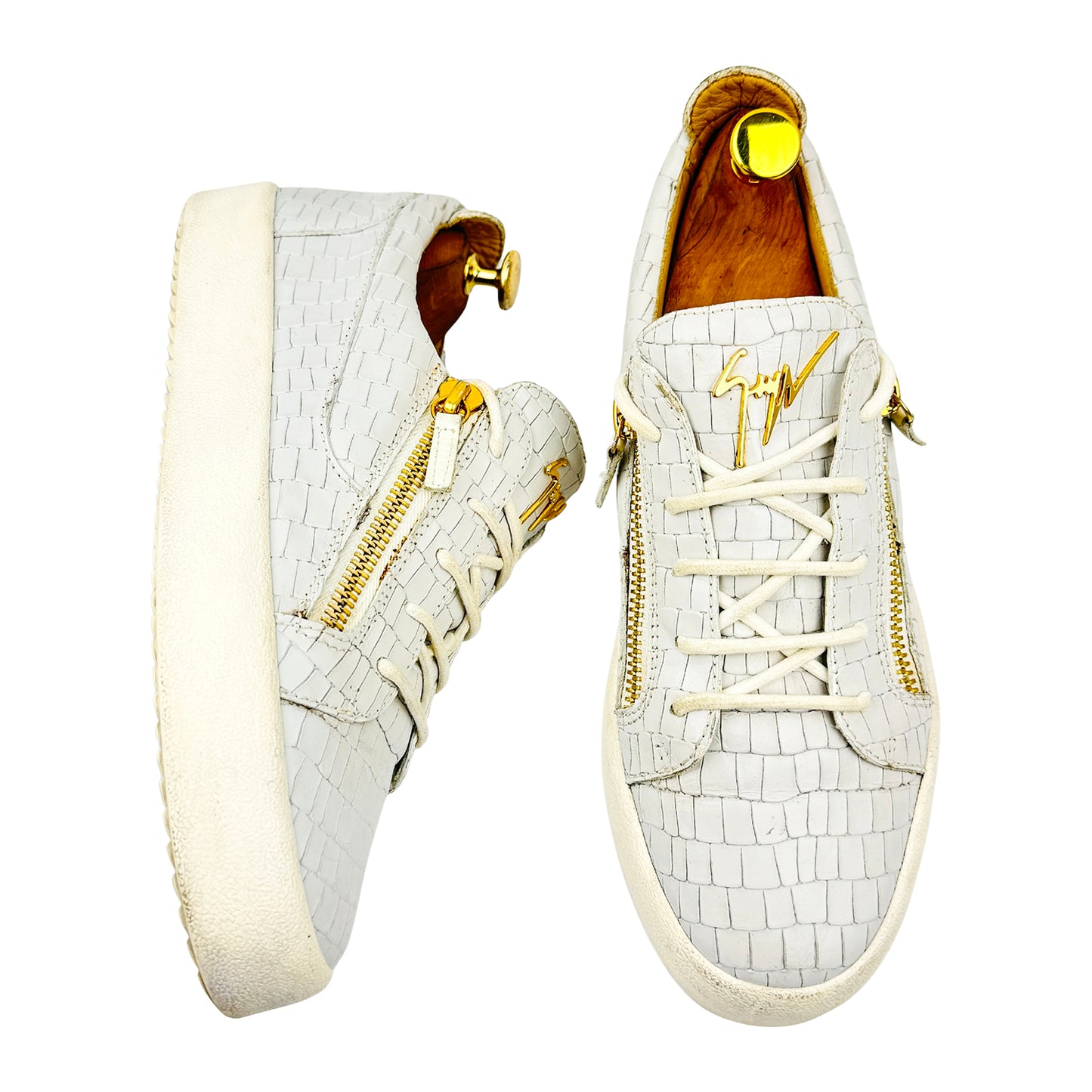 Giuseppe Zanotti Frankie Leather Sneakers (Size 42.5/43)