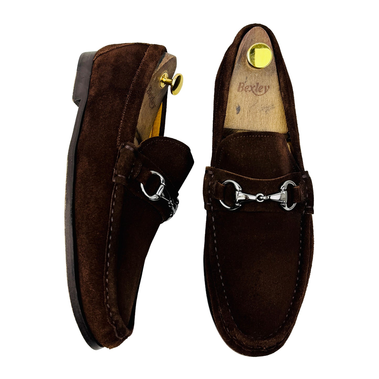 Peter Millar Dark Brown Crown Bit Loafers (Size 43)