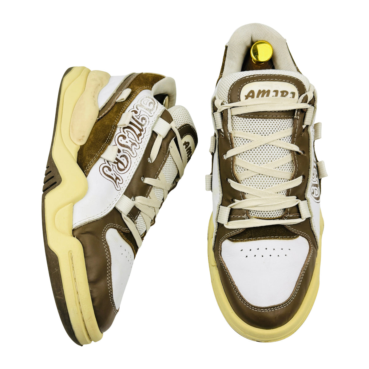 AMIRI Men's MA 'Brown White' Shoes (Size 43)