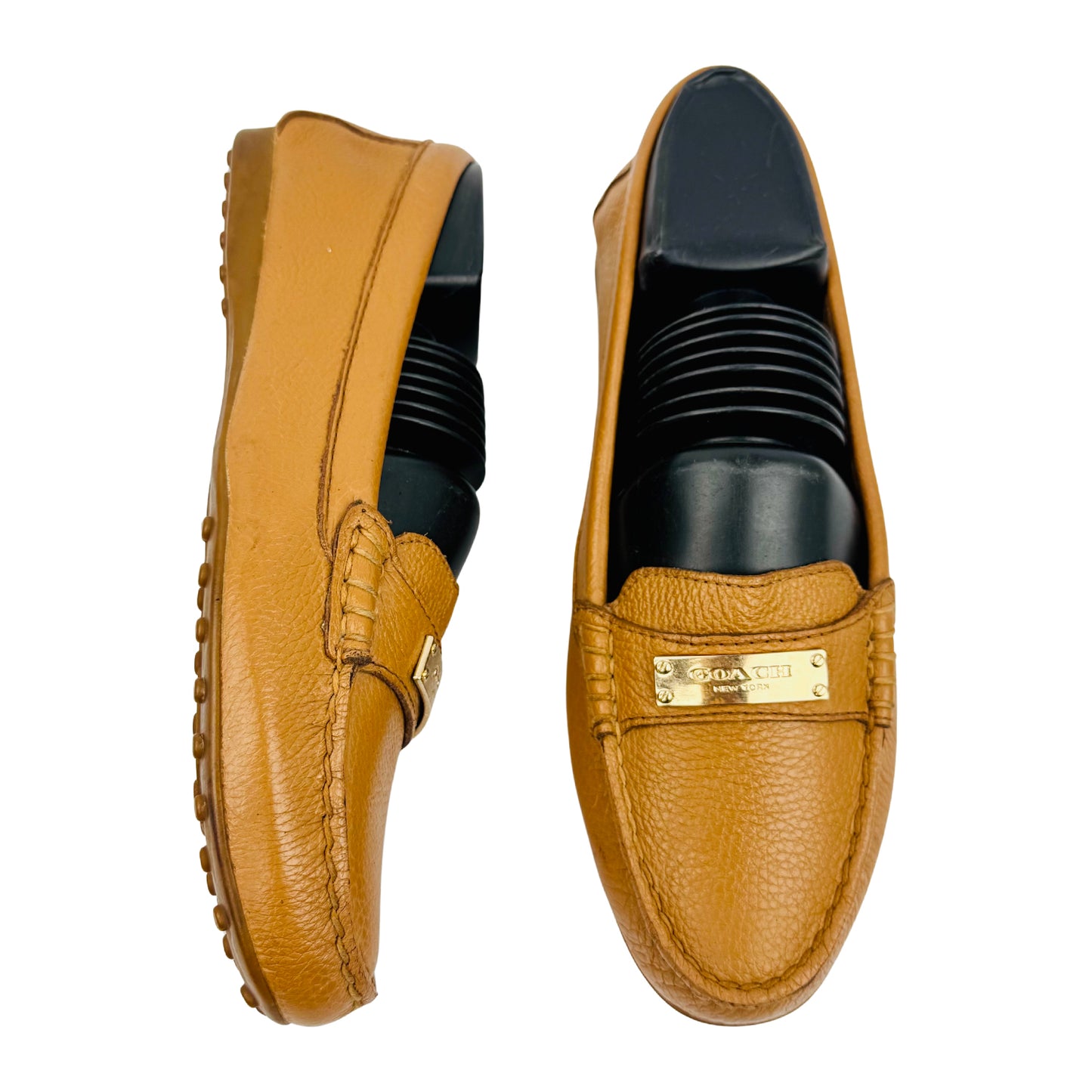 Coach Women's Fredrica 'Tan' Loafers (Size 37) - A5175