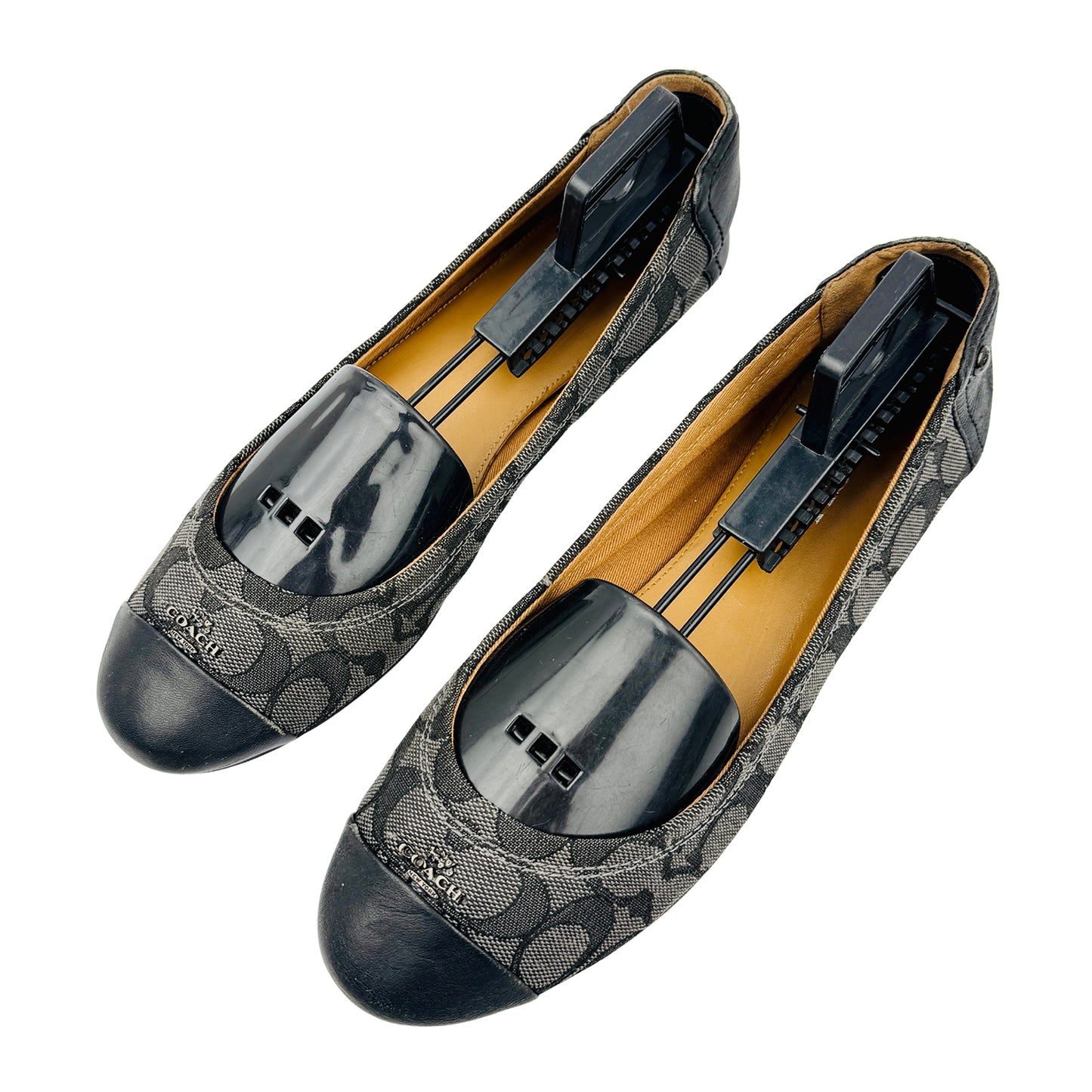 Coach Women's Chelsea Black Ballet Flats (Size 38)