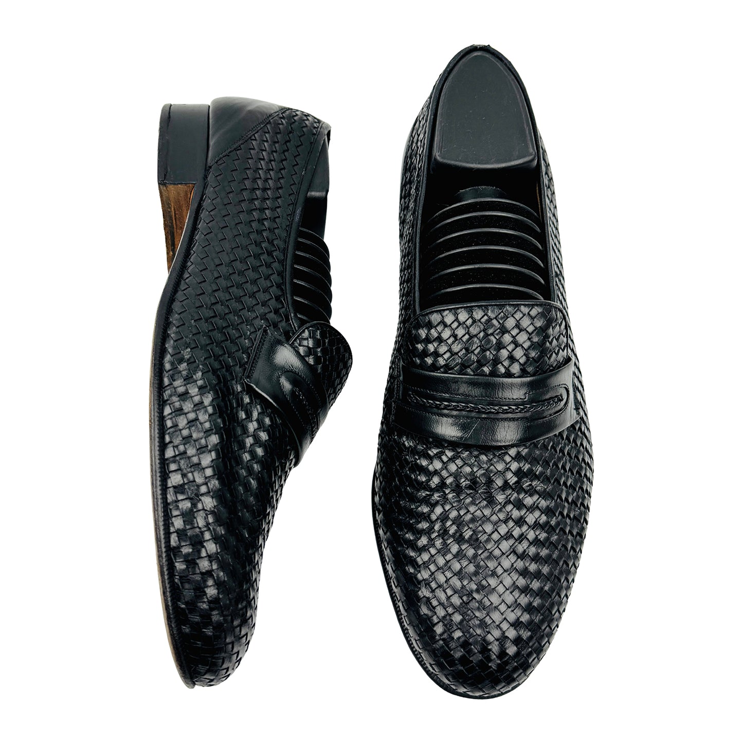 Magnanni Men's Woven Leather Loafers (Size 42.5)