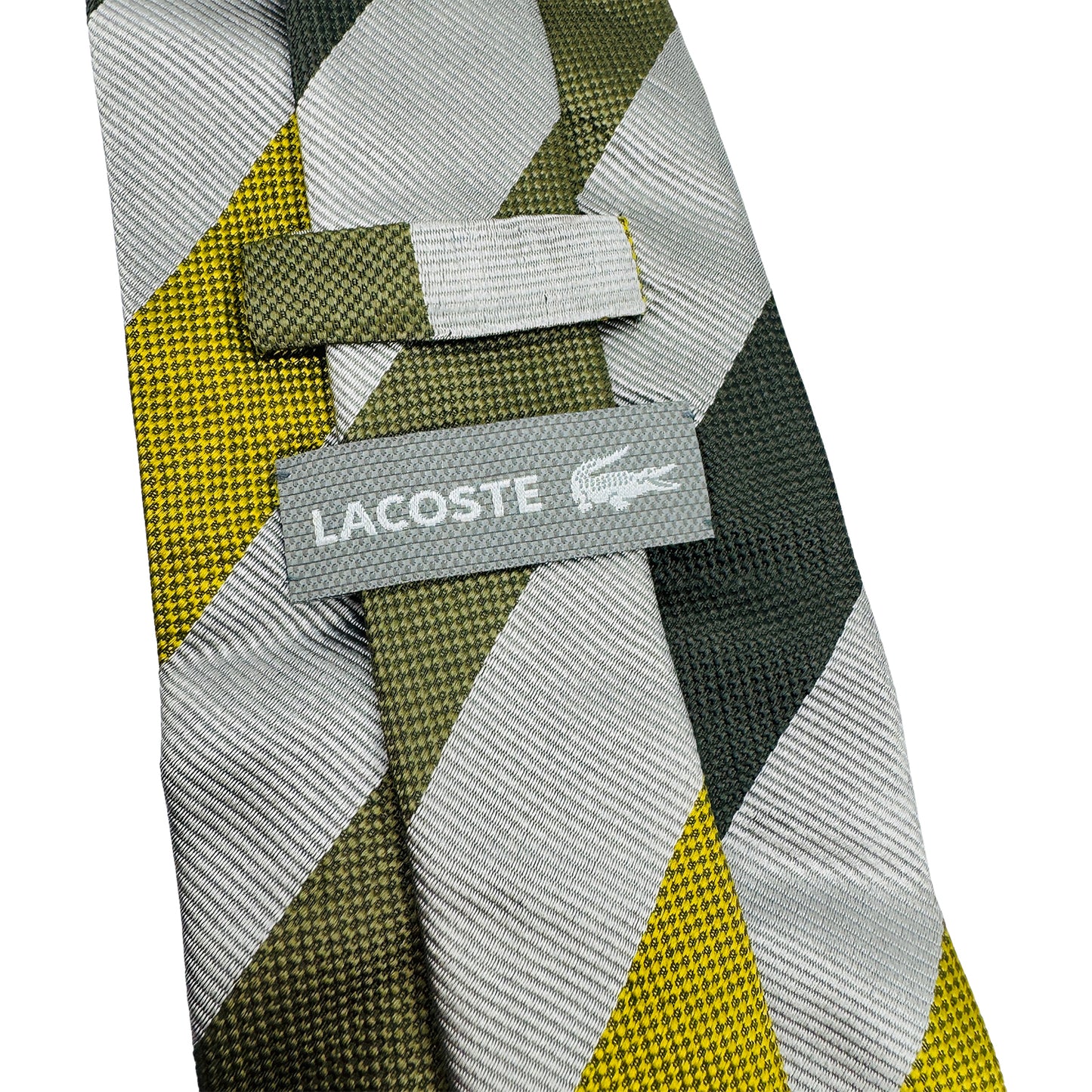 Lacoste Multicolor 'Striped Pattern' Tie (Size Regular)