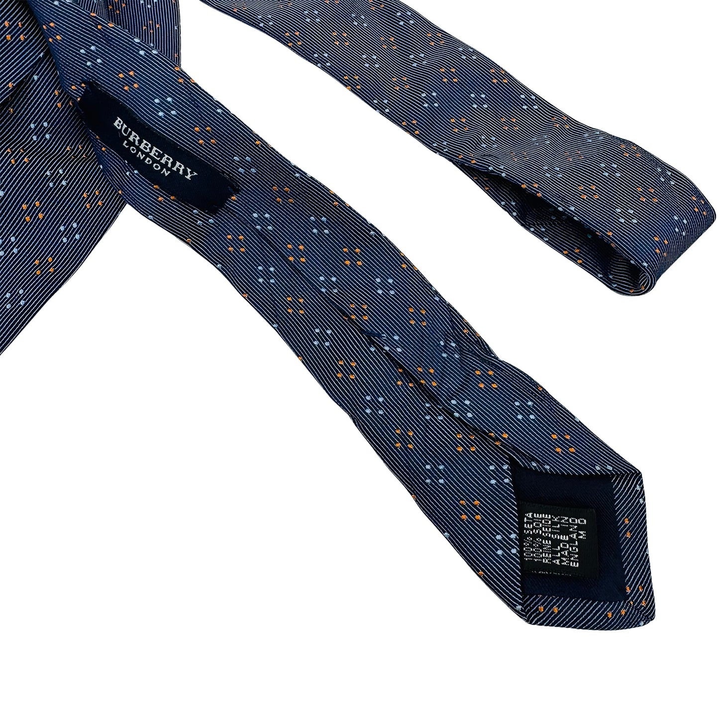 Burberry Blue 100% Silk Tie (Size Regular)