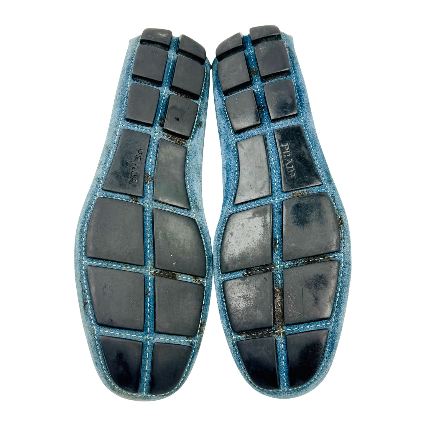 Prada Men's Blue Italian Loafers (Size 42) - 2DD001