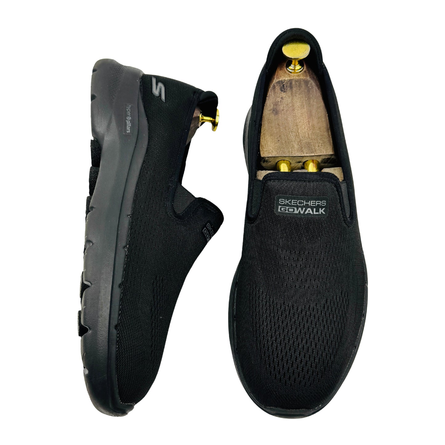 Skechers GOwalk 6 Slip-On Shoes (Size 42.5) - 216280 BBK